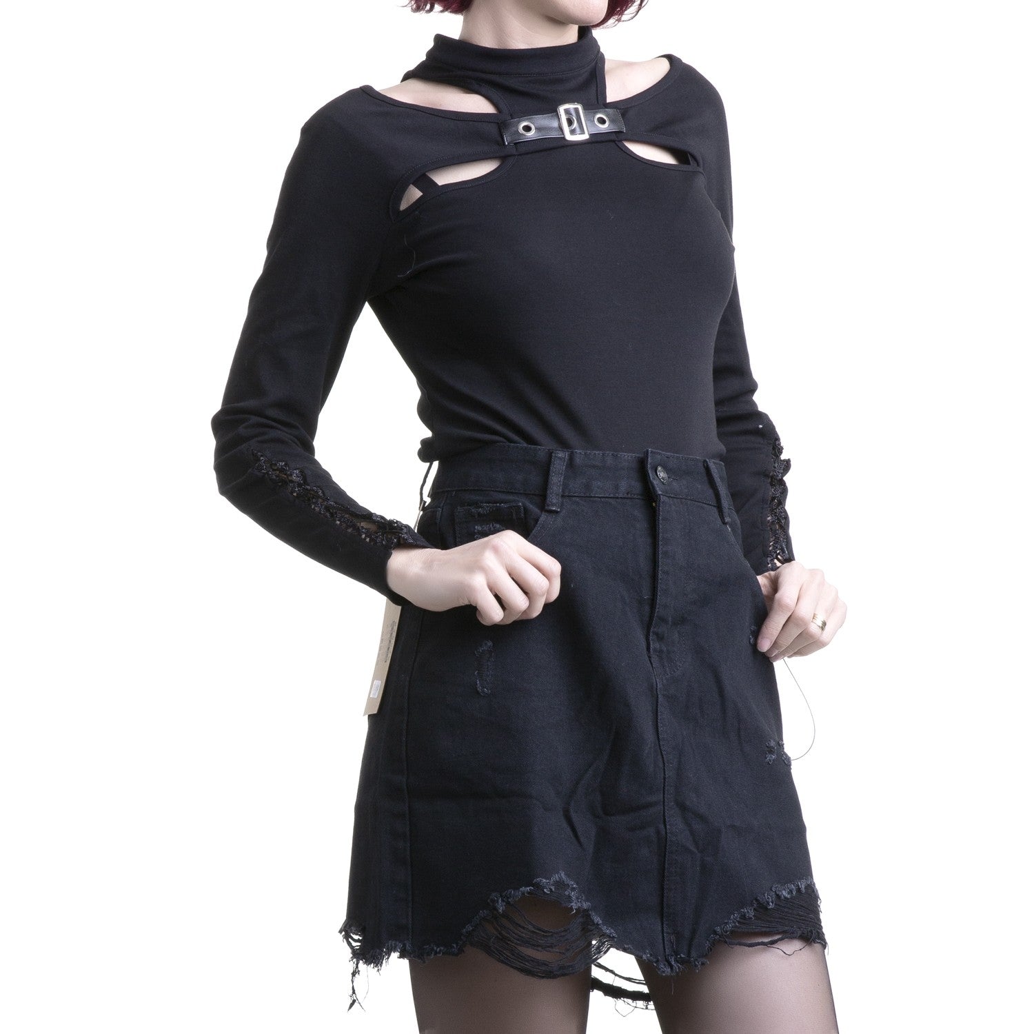 FALDA TEJANA NEGRA