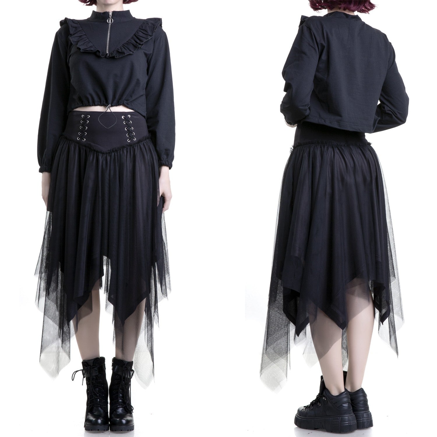 crop top negro