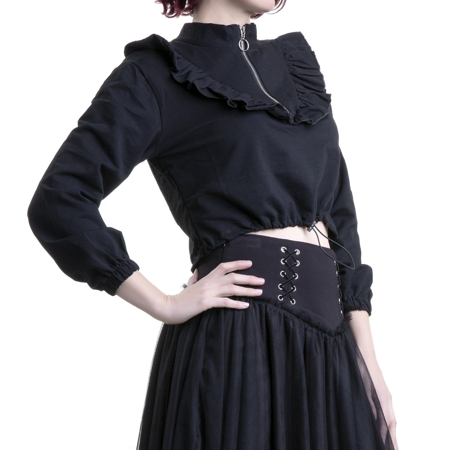 crop top negro