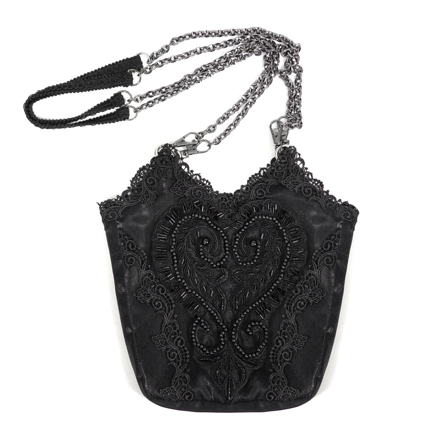 bolso negro gotico