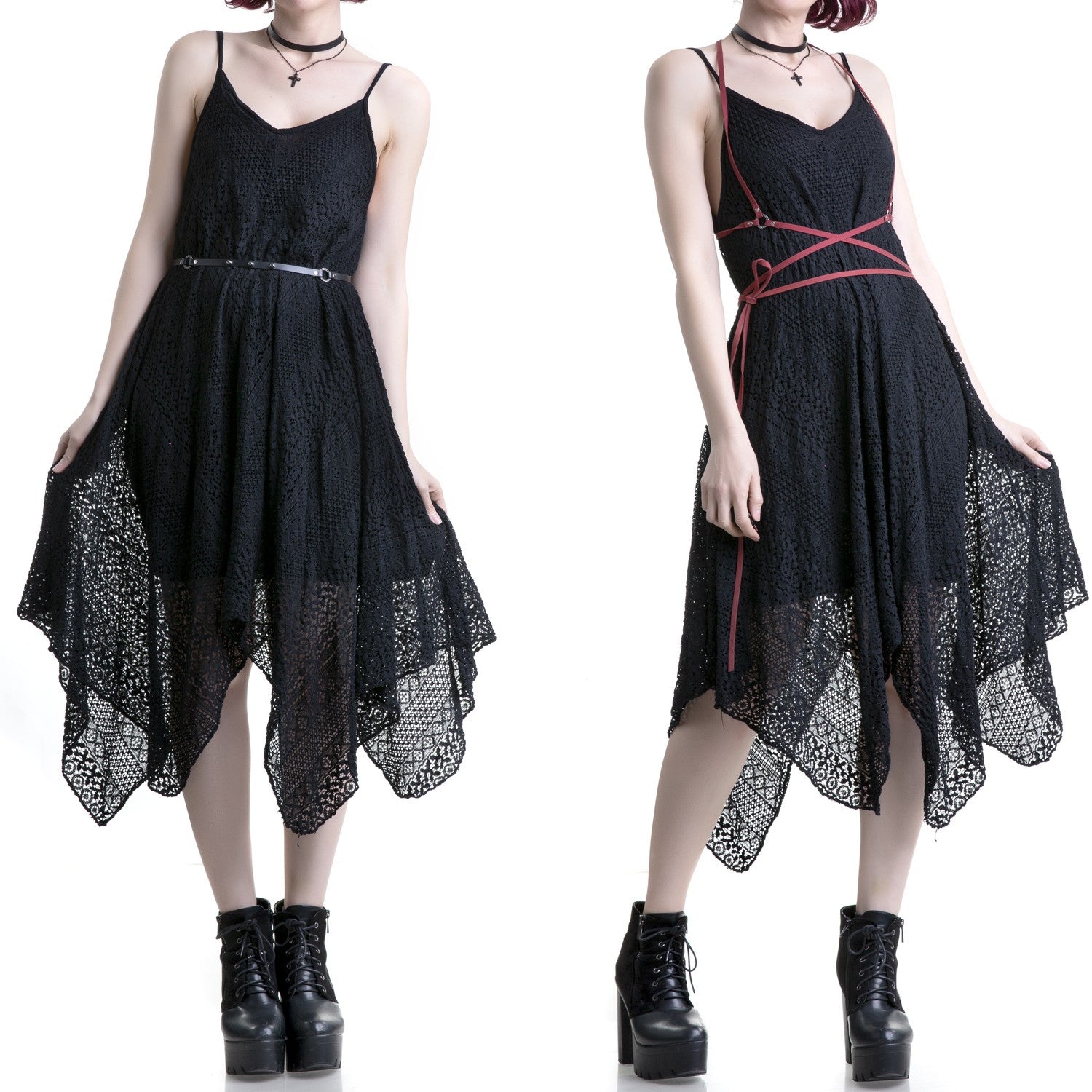 vestido encaje