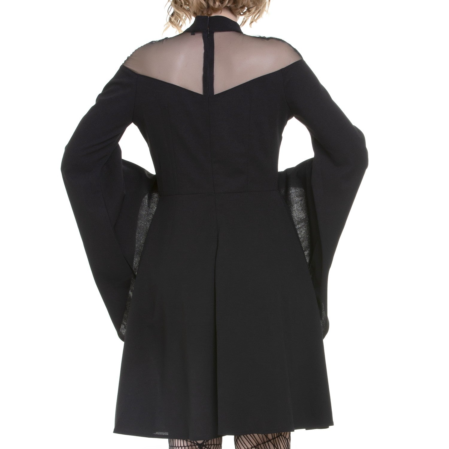 Vestido gótico Mangas Campana