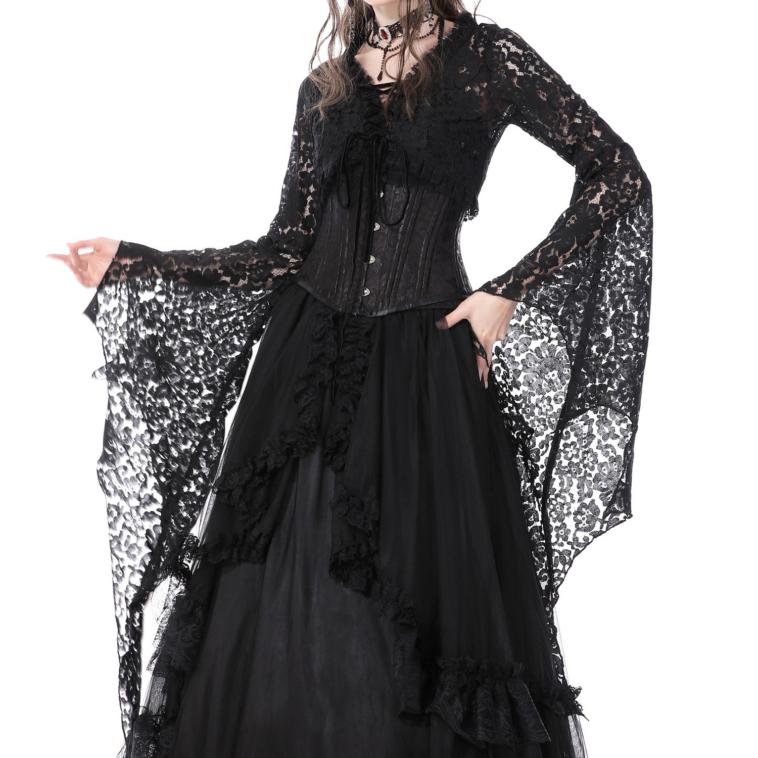 BOLERO GÓTICO DE ENCAJE