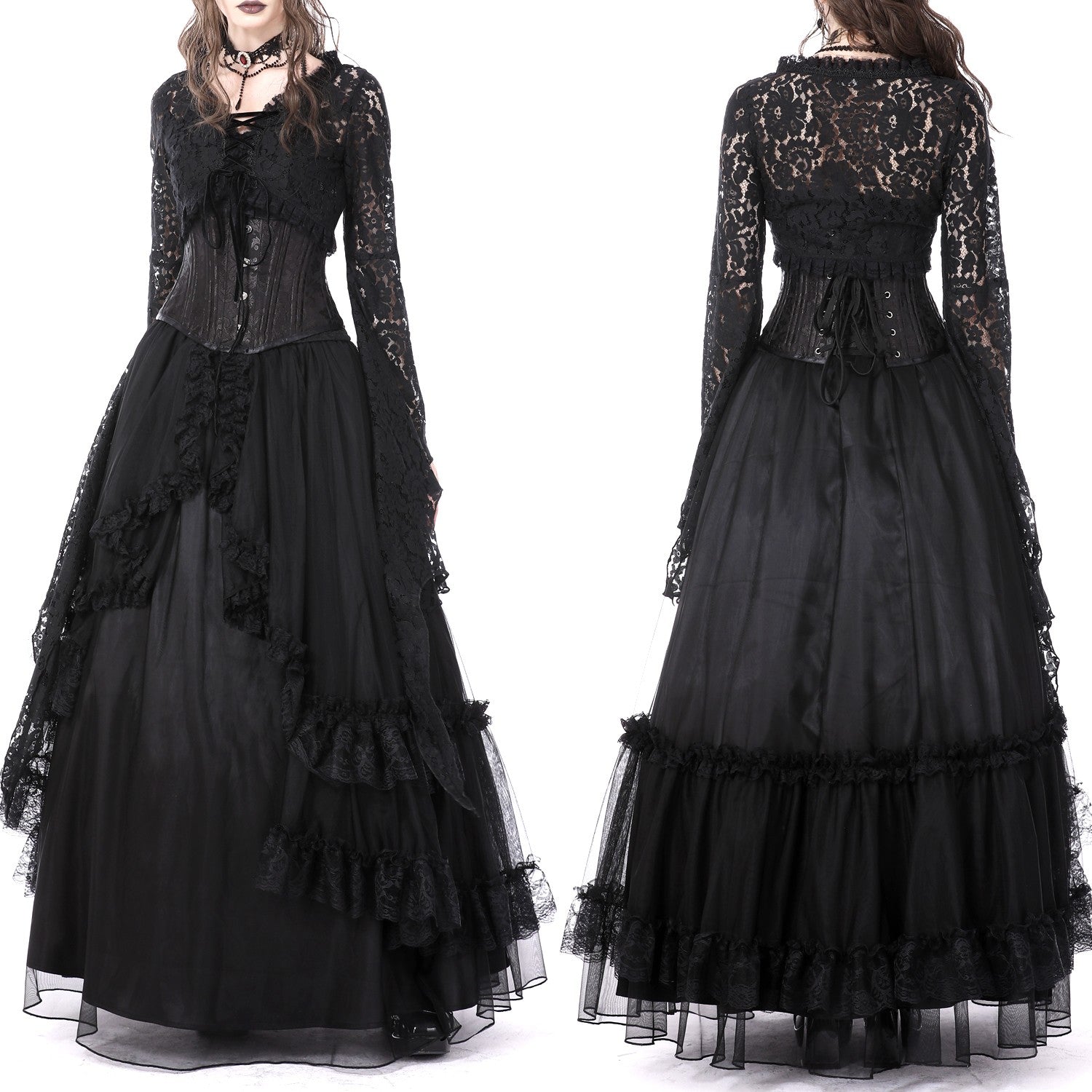 BOLERO GÓTICO DE ENCAJE