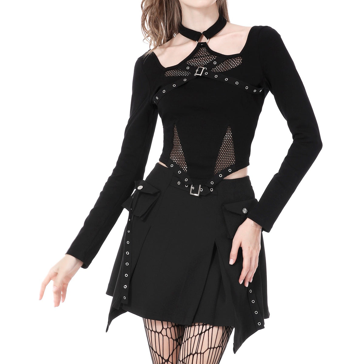 Camiseta con Rejilla