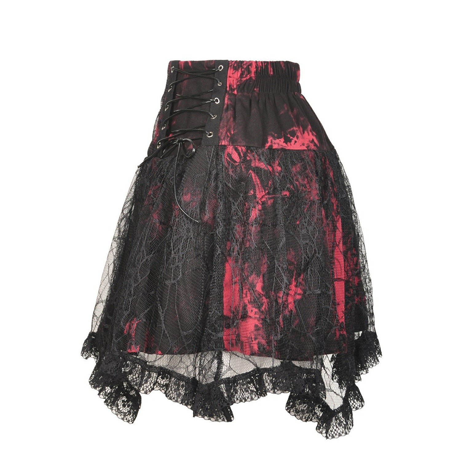 Red and Black Skirt