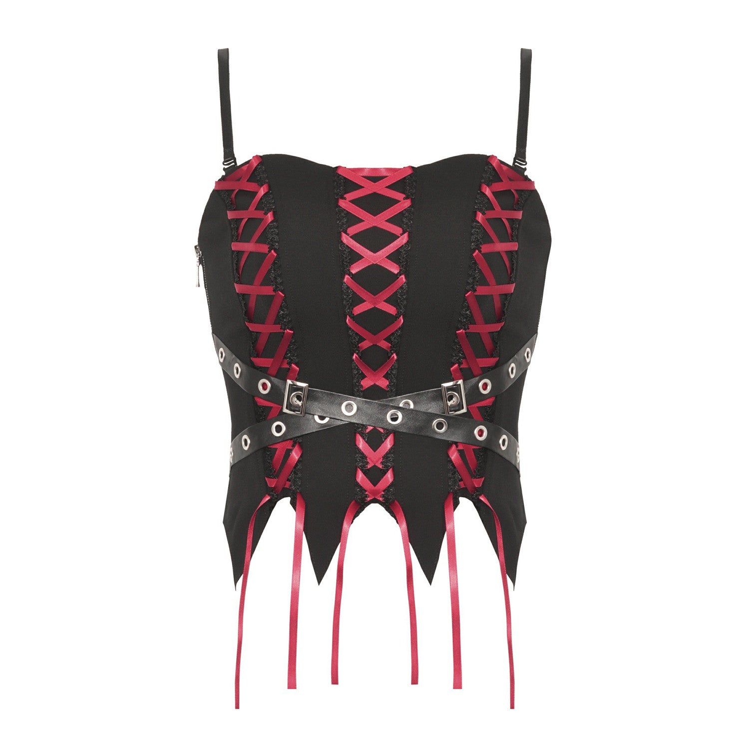 Top Rojo y Negro