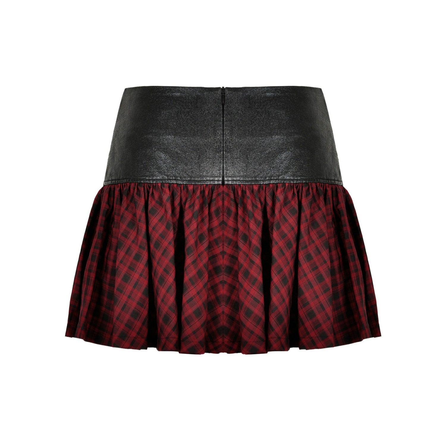 Skirt with Red and Black Tartan