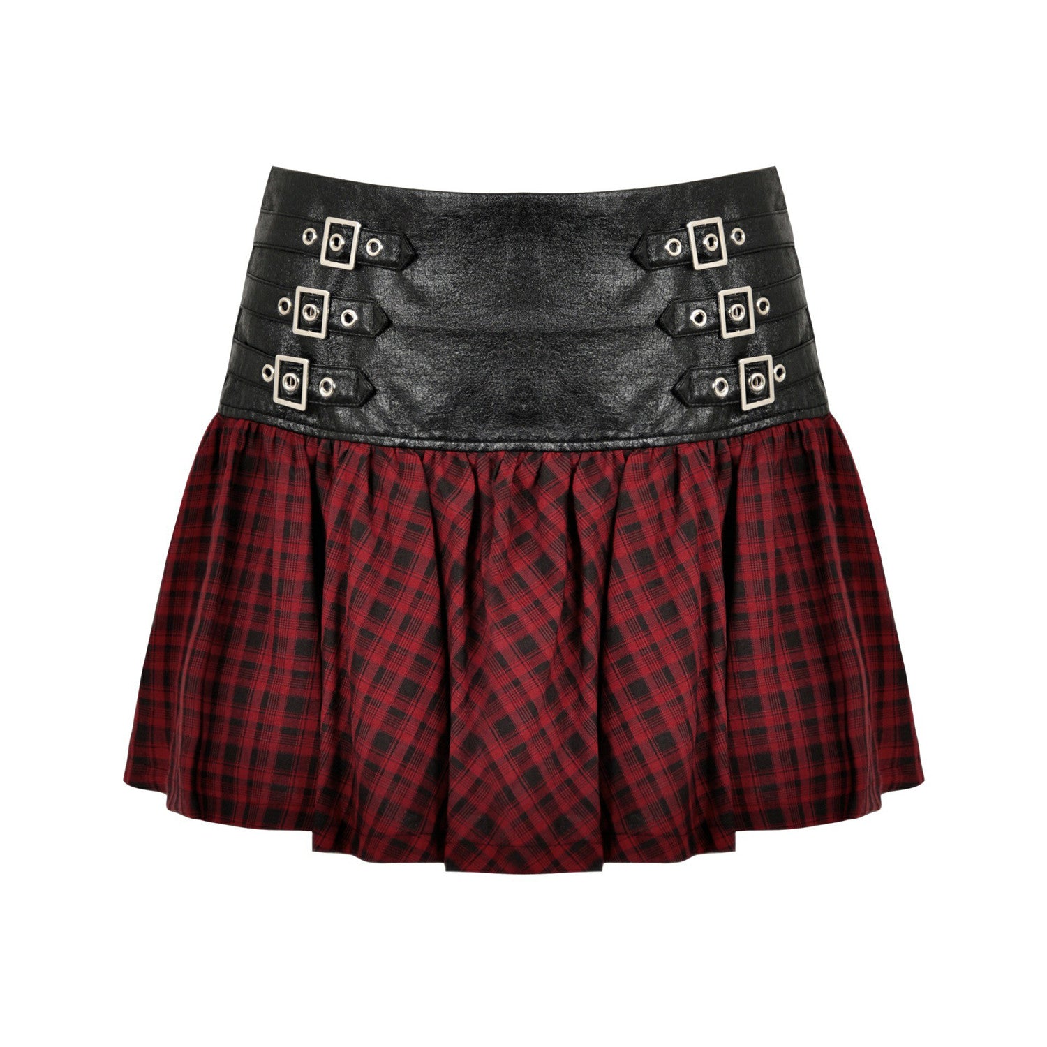 Skirt with Red and Black Tartan