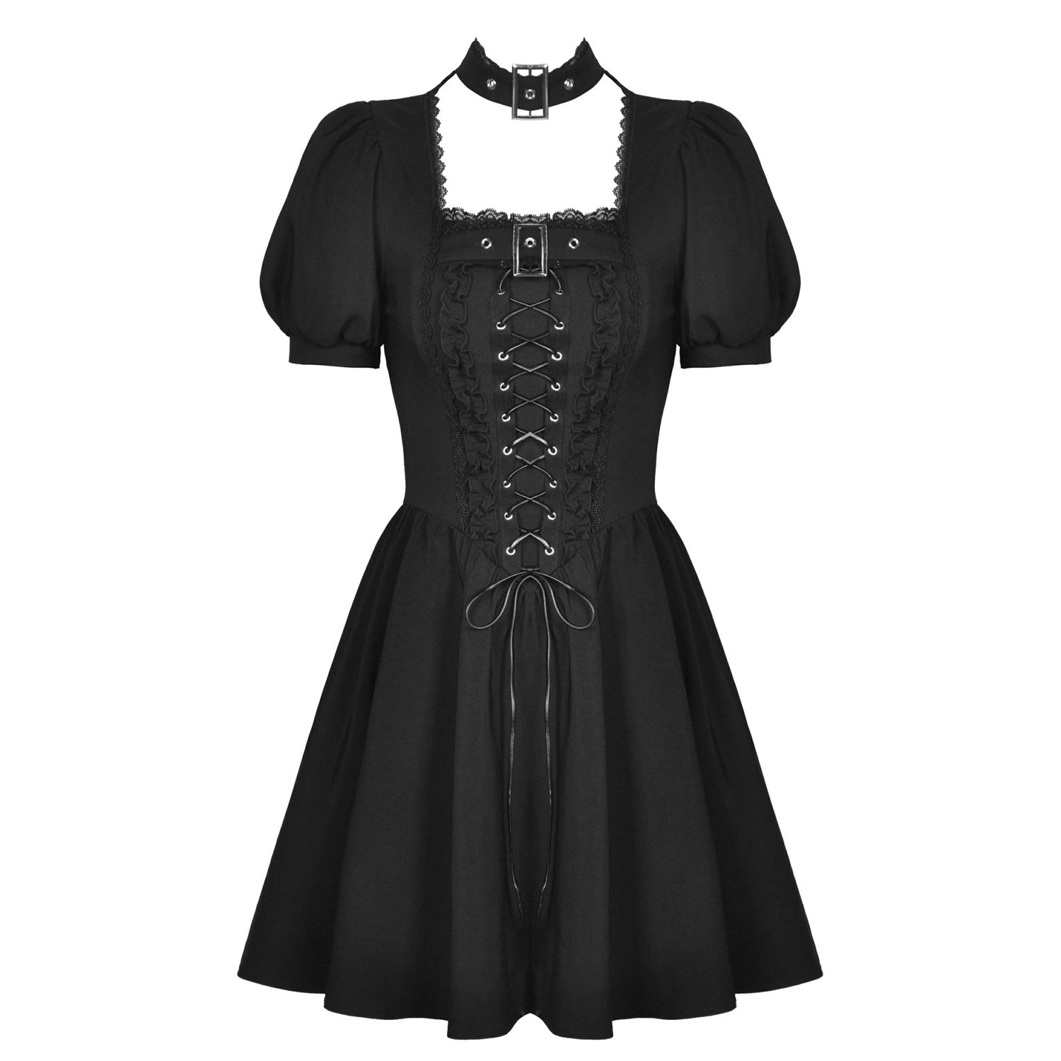 Dress with Buckles