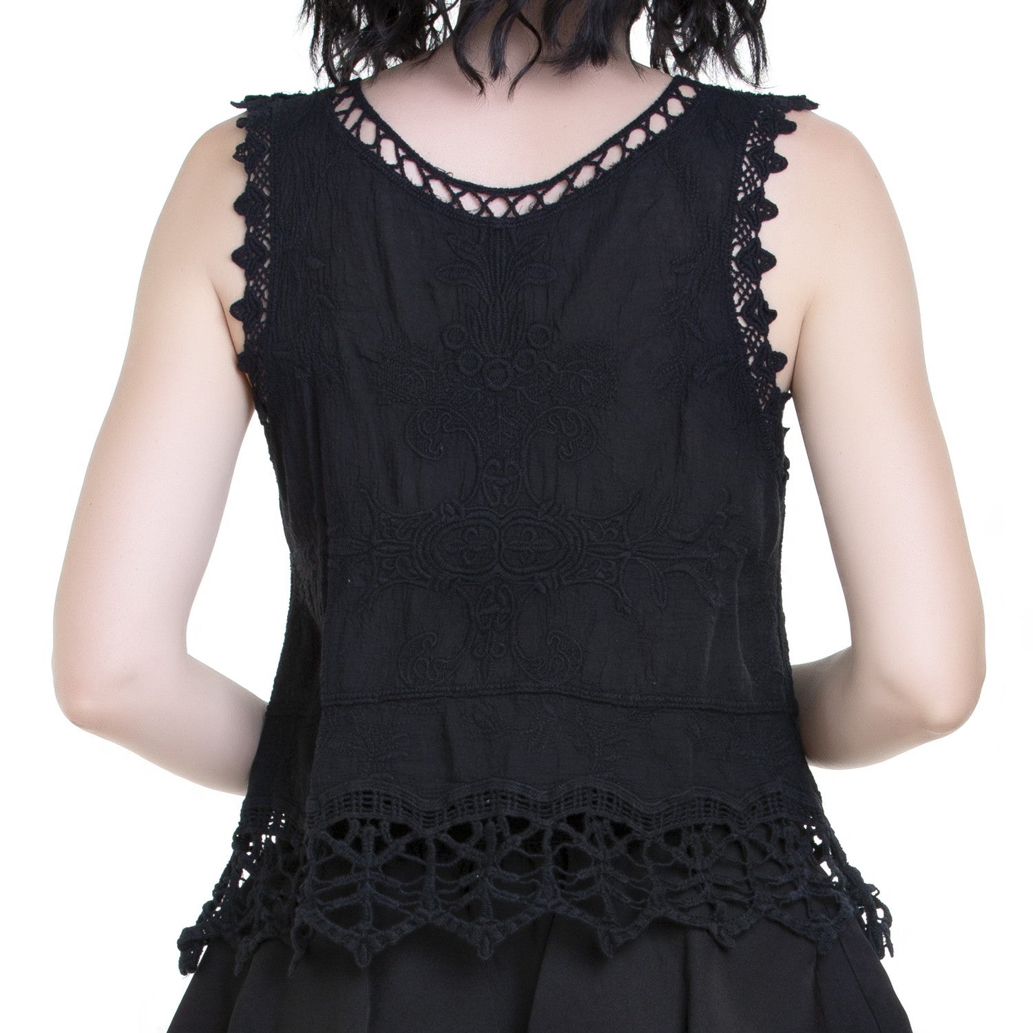 Camiseta con Guipur