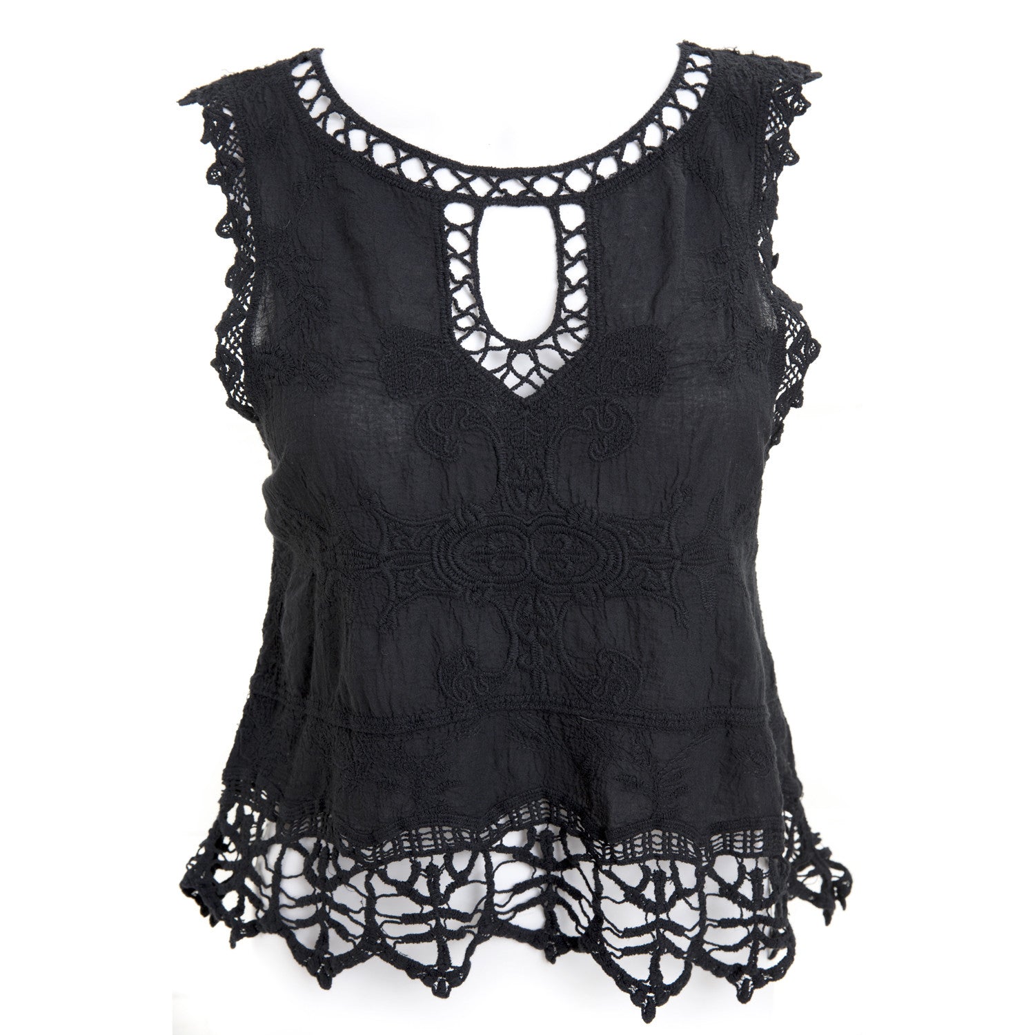 Camiseta con Guipur