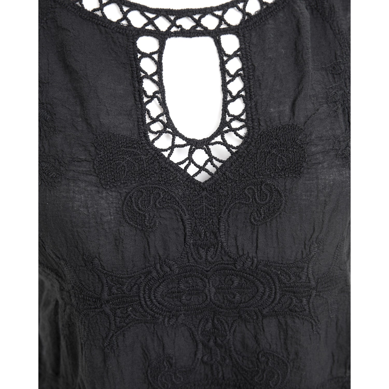 Camiseta con Guipur