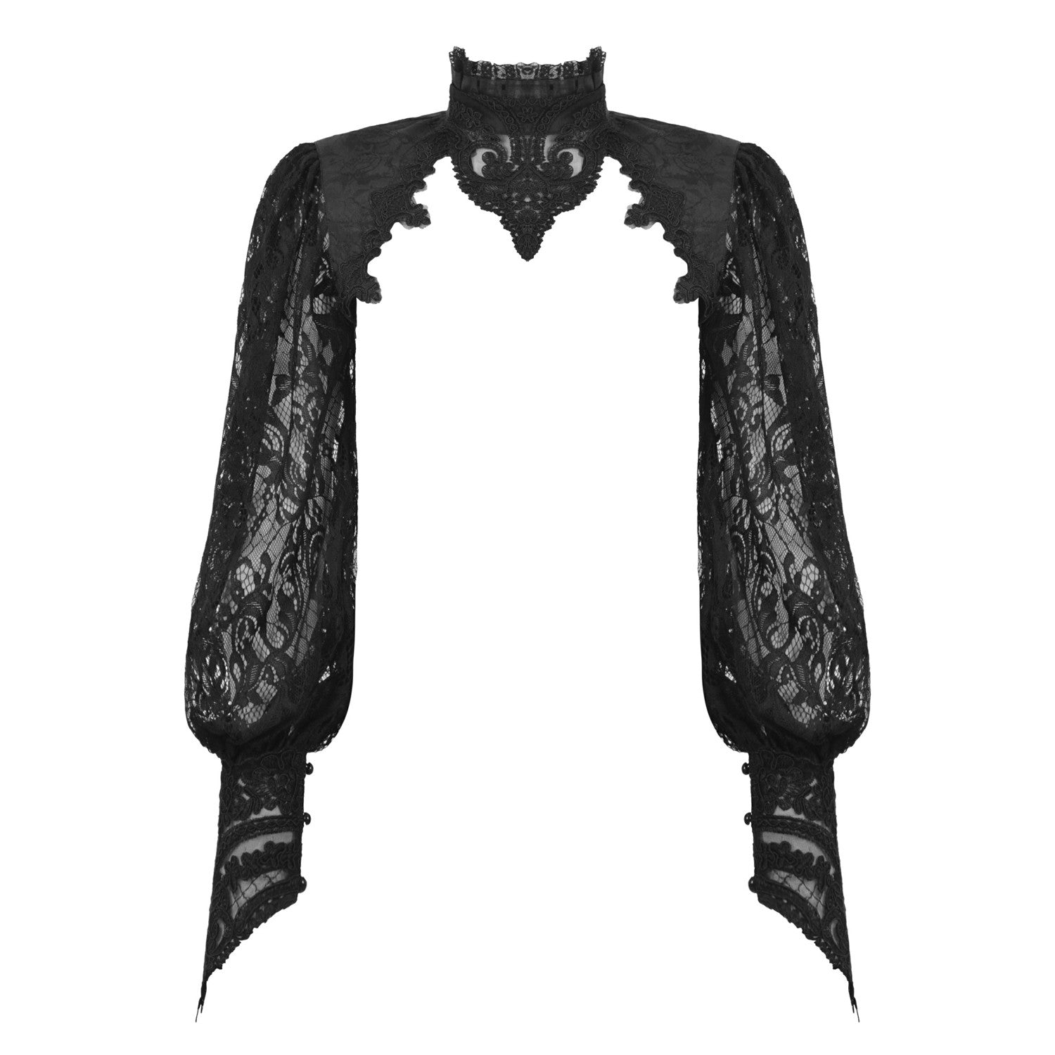 Bolero con Mangas de Encaje