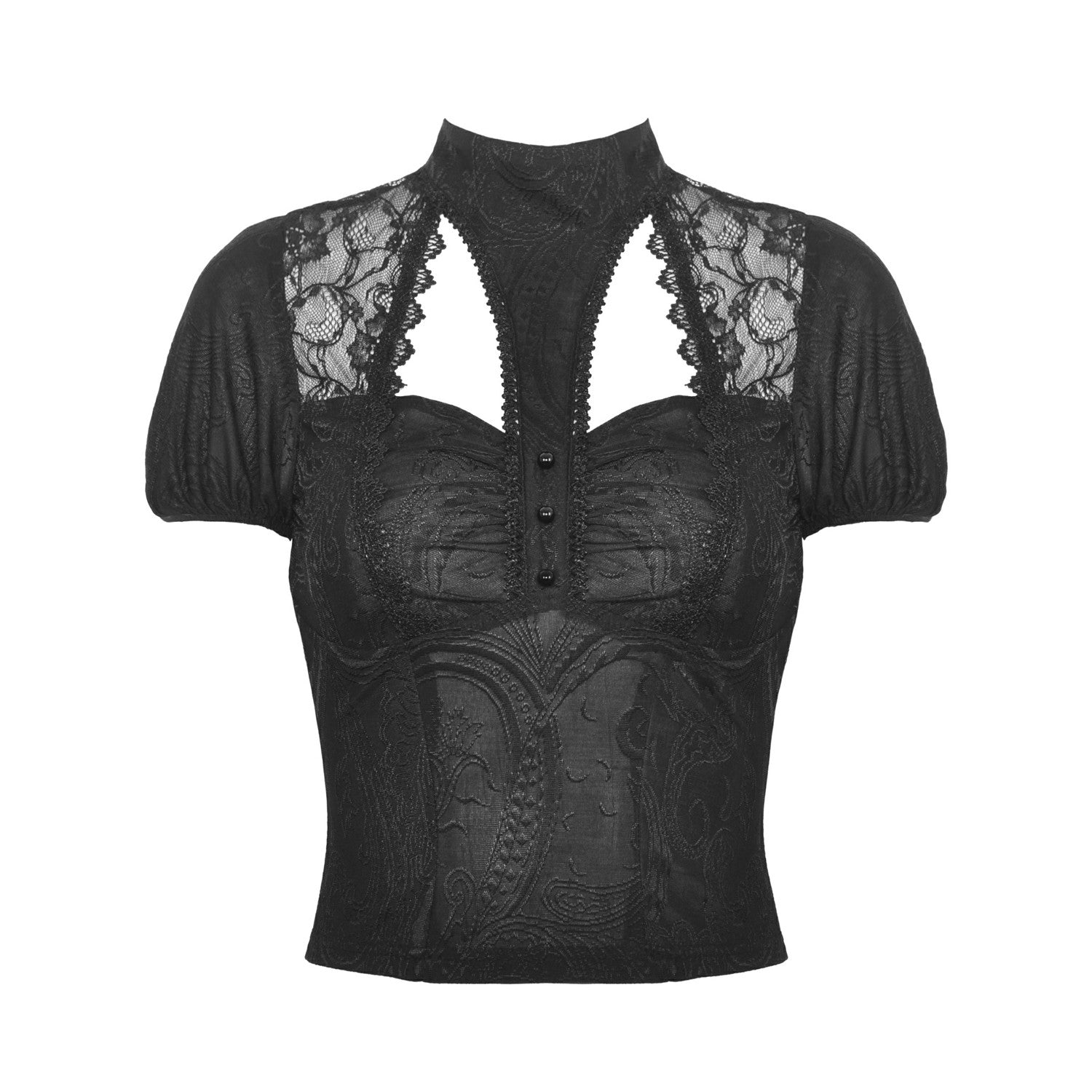 Camiseta con Encaje