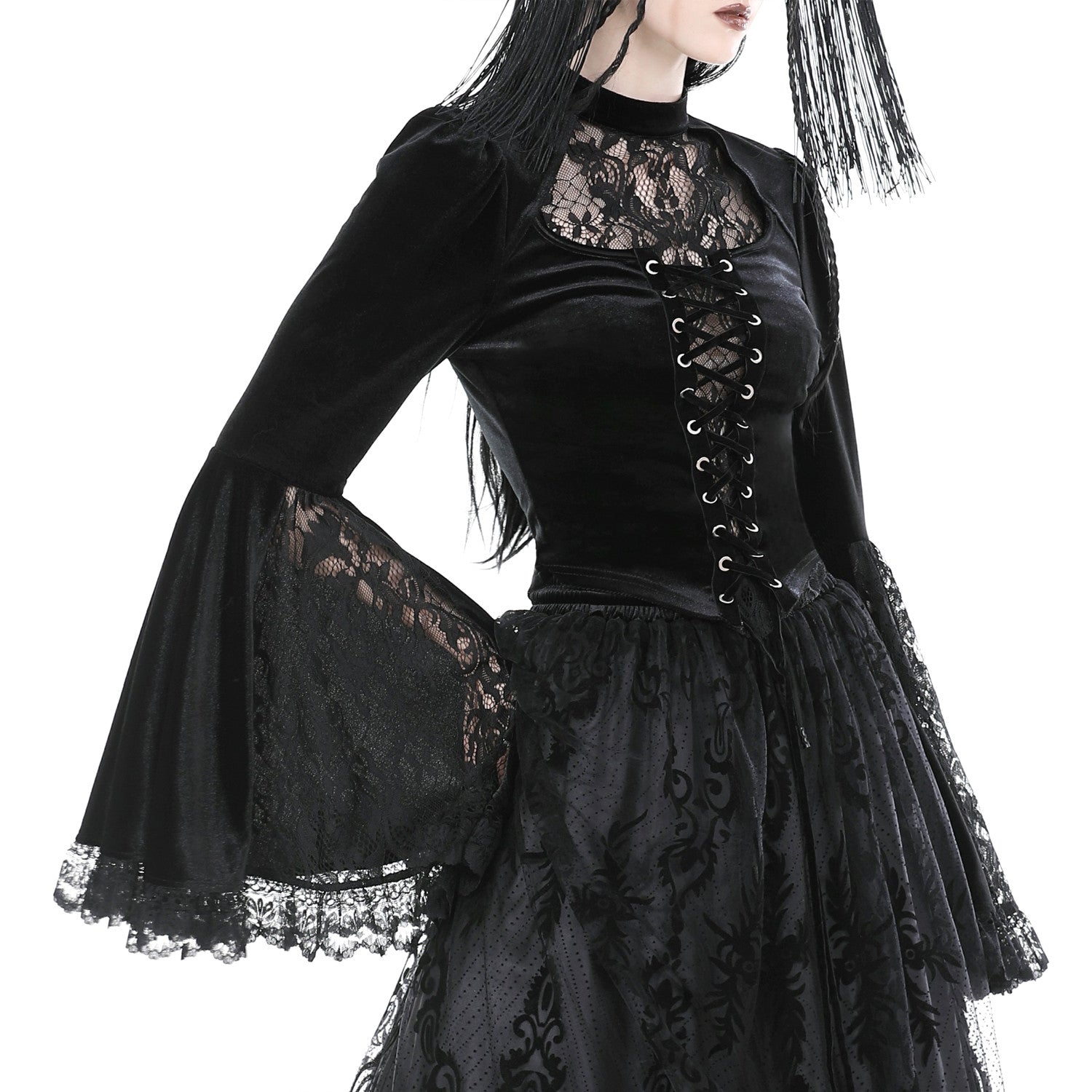 Camiseta Elegante de Terciopelo