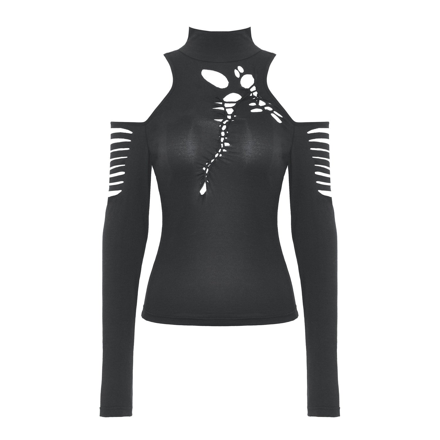 Camiseta con Mangas Rasgadas
