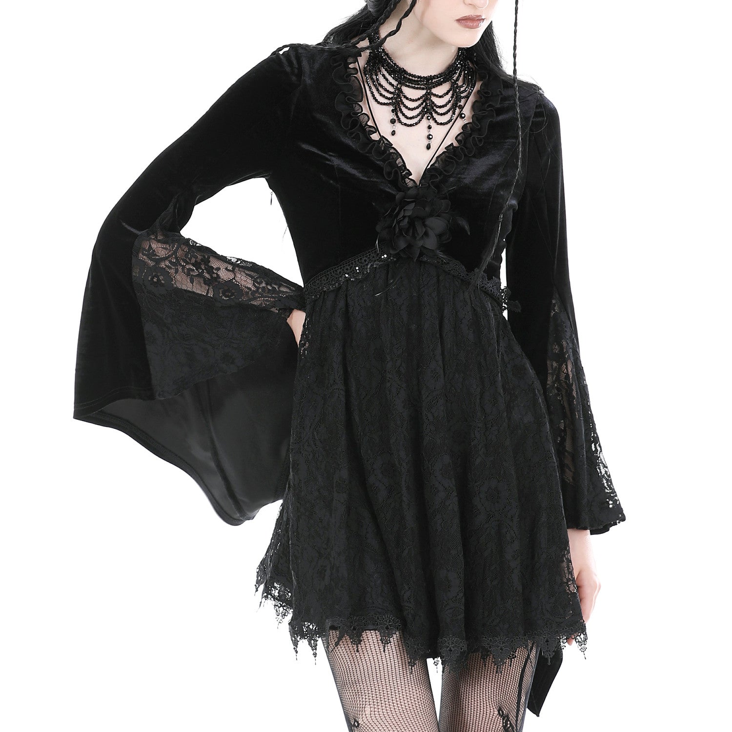 Vestido con Encaje