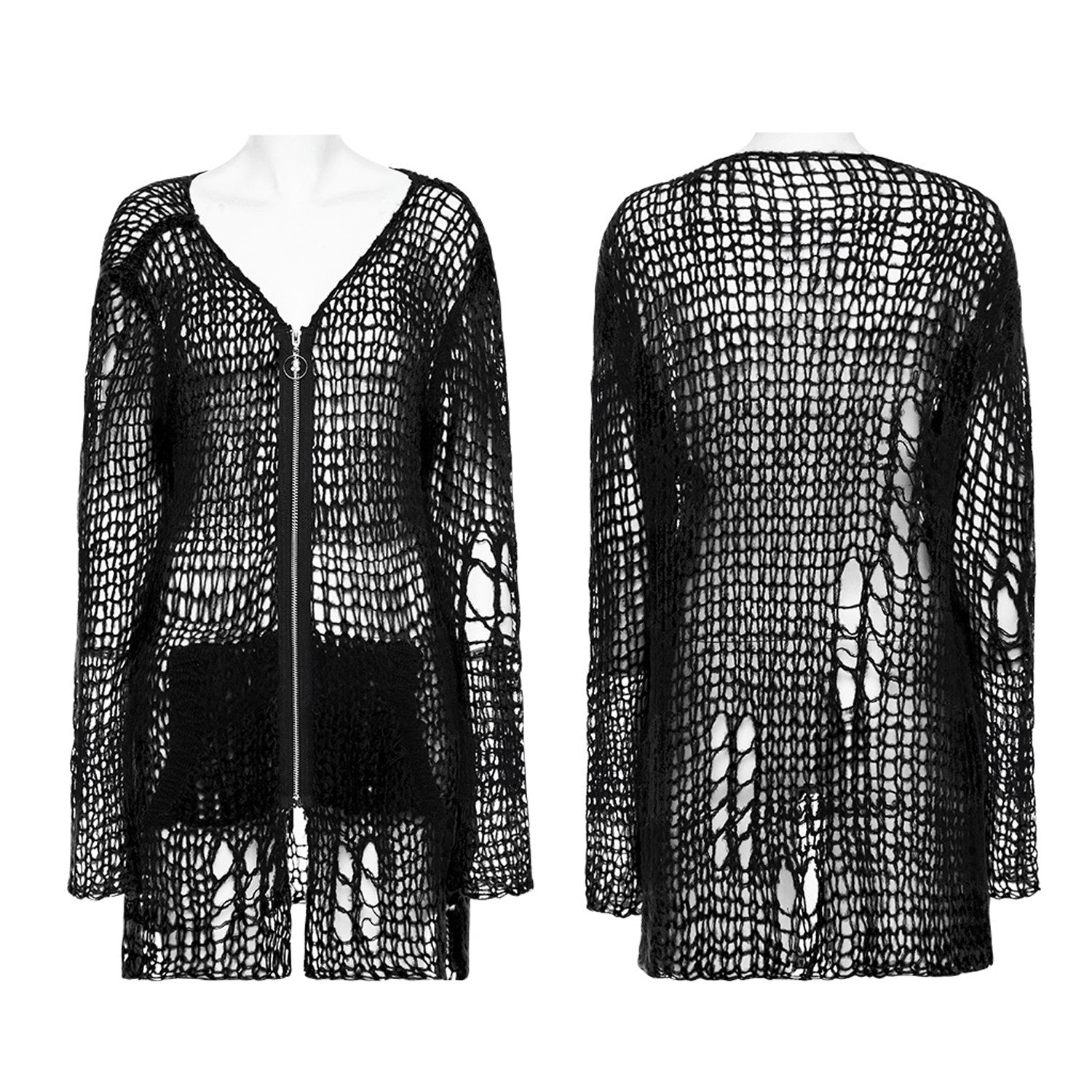 Chaqueta de Punto Negra
