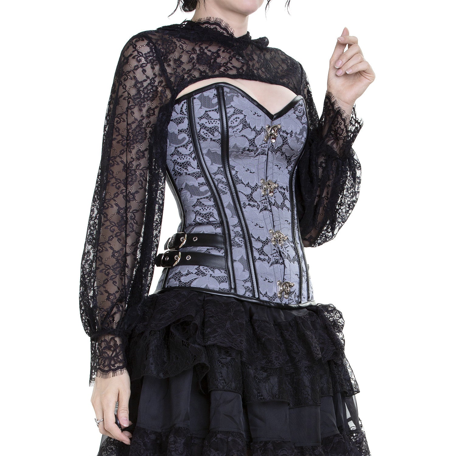 Lace Bolero with Hood