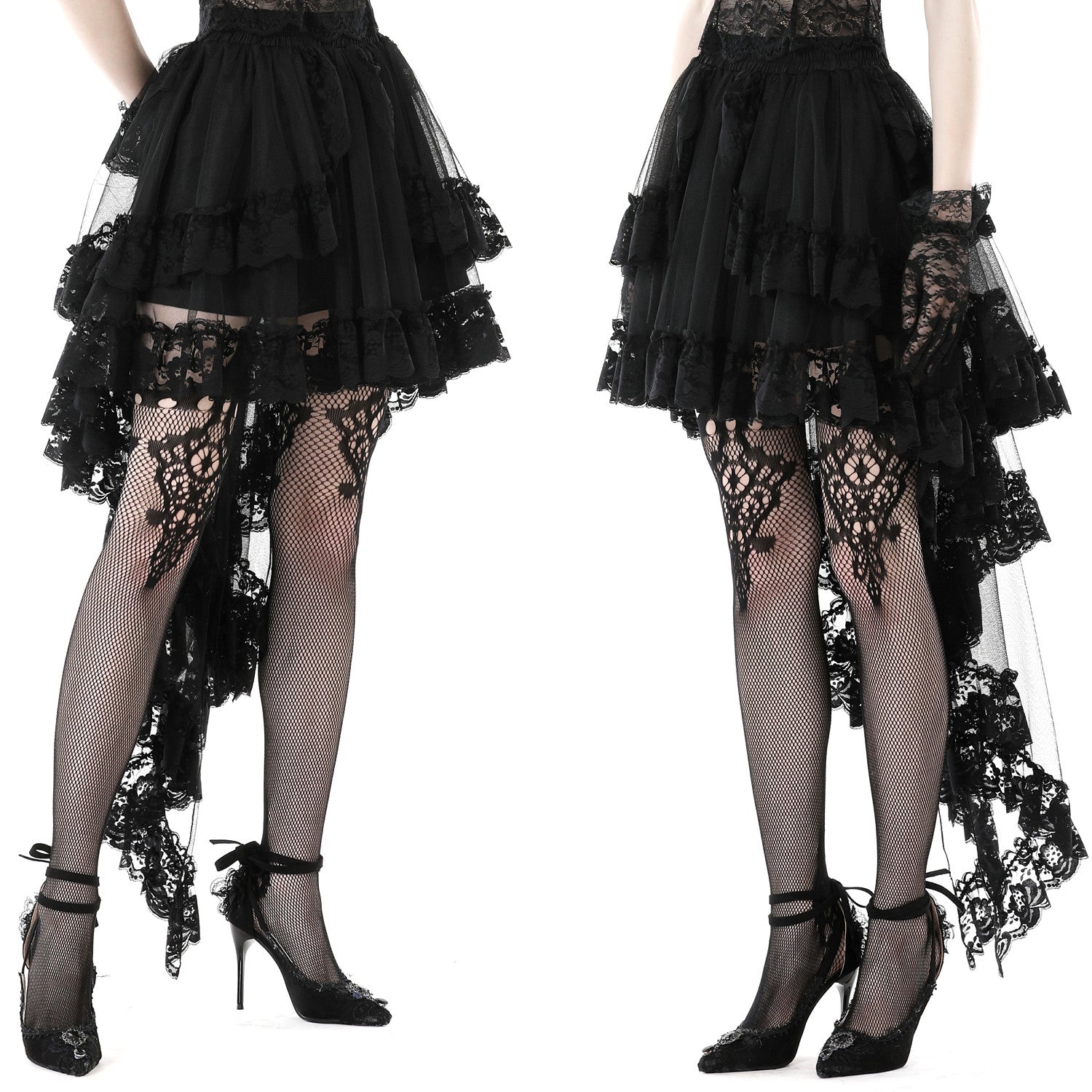 Elegant Skirt with Lace