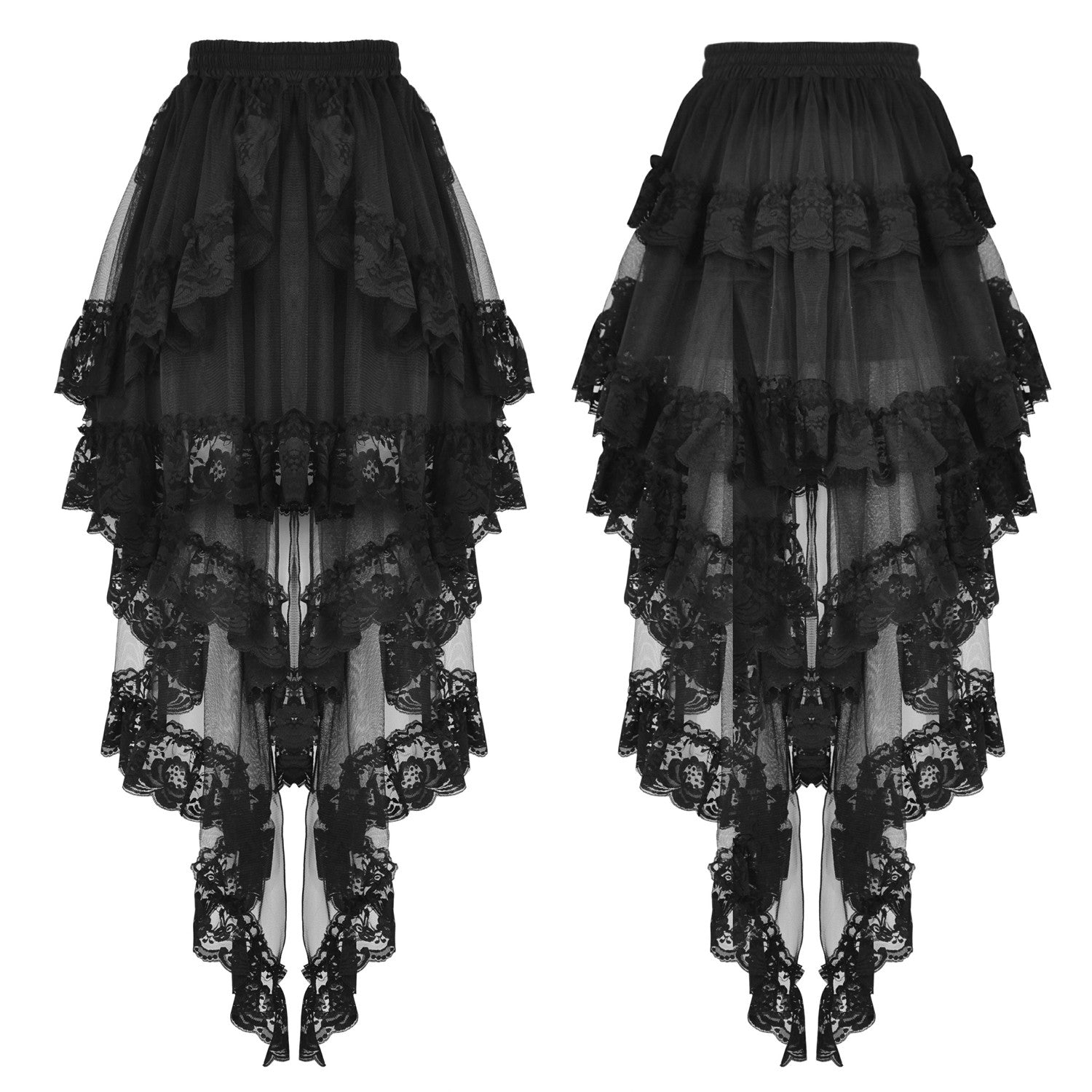 Elegant Skirt with Lace