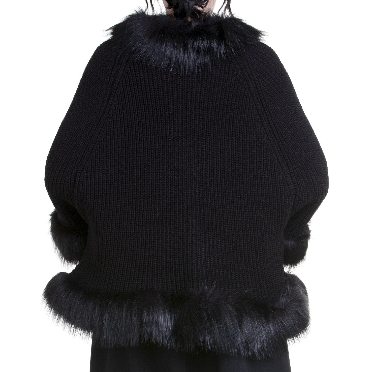 Chaqueta Negra Abierta