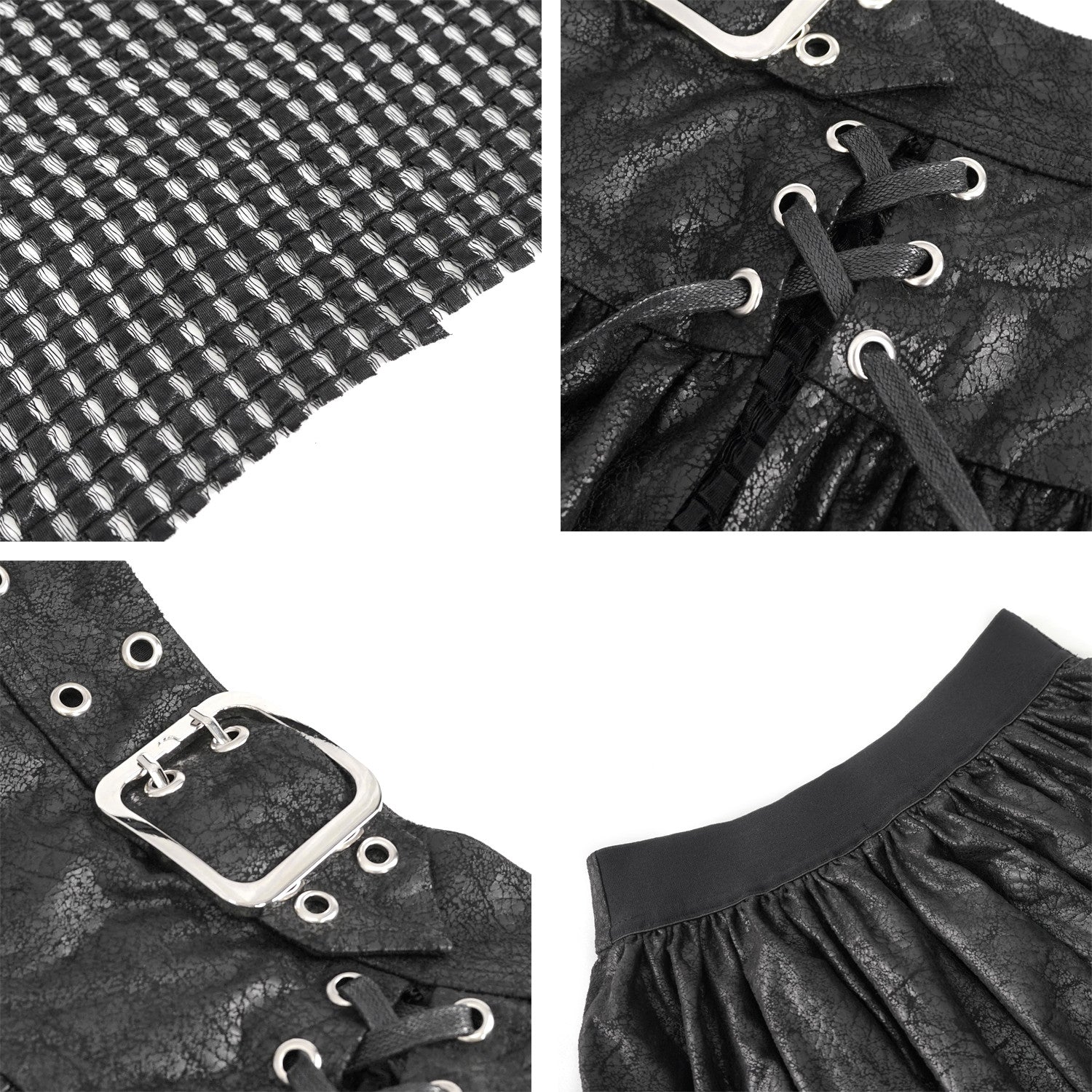 Asymmetrical Black Skirt 