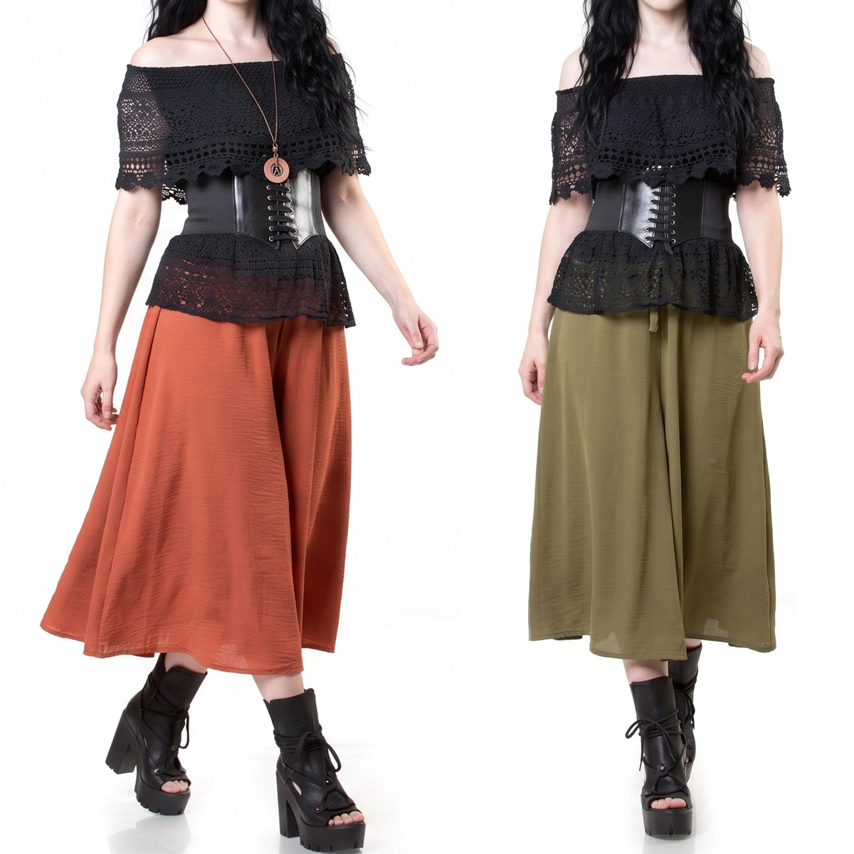 Blusa Crochet Bardot con Hombros Descubiertos