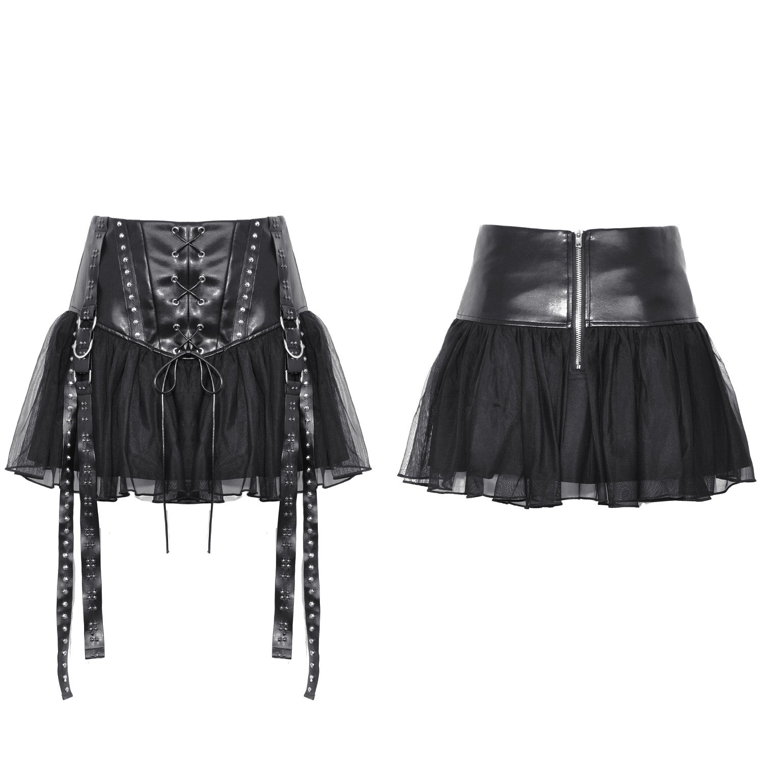 Skirt with tulle