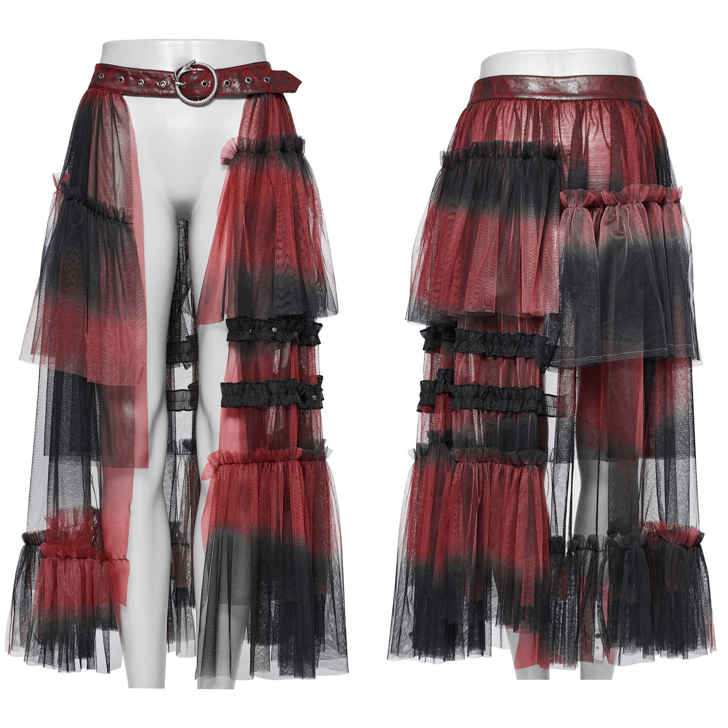 Belt with Red and Black Skirt
