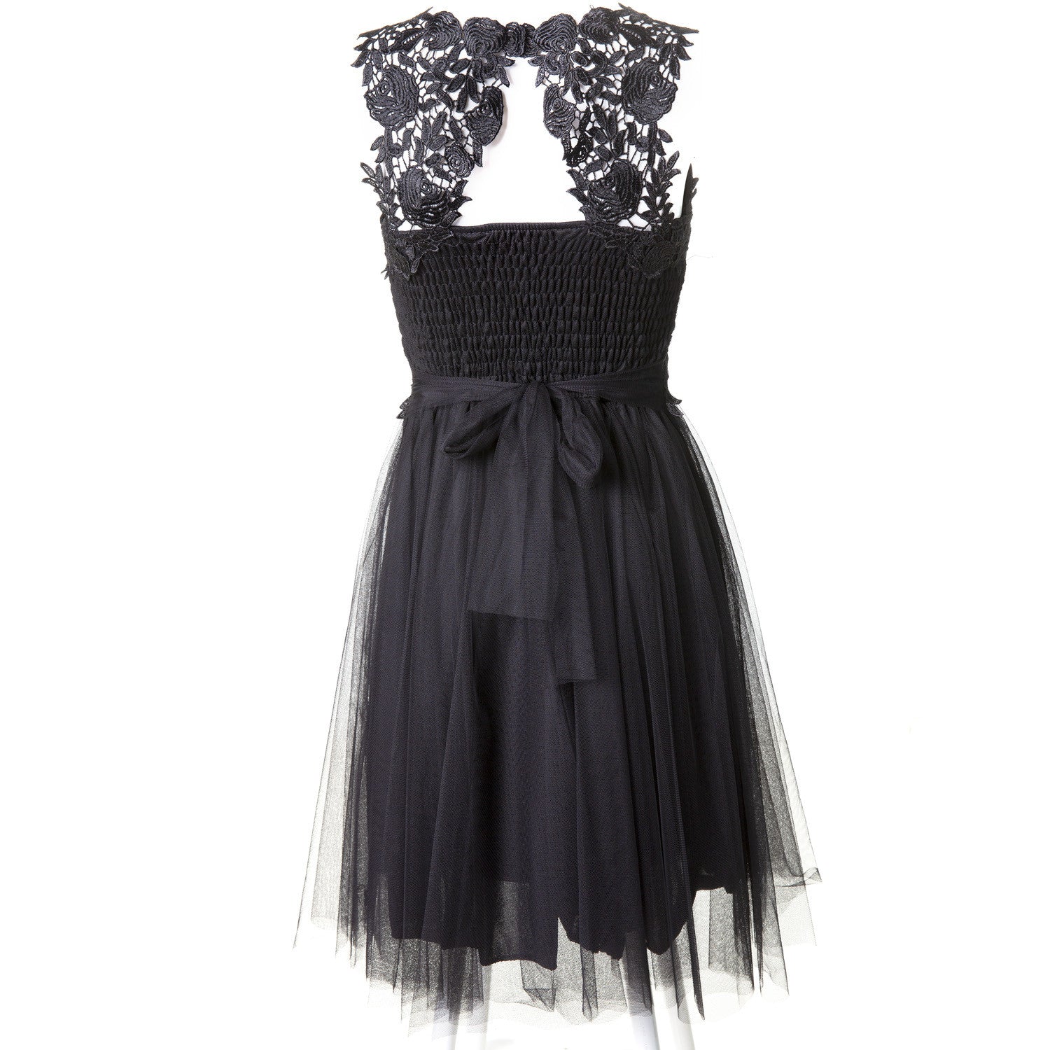 Dress with Guipure