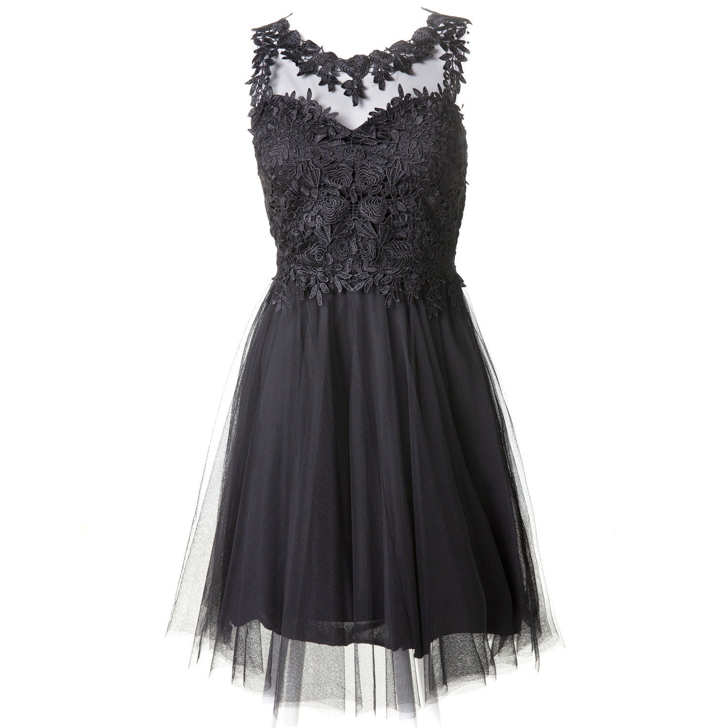 Dress with Guipure