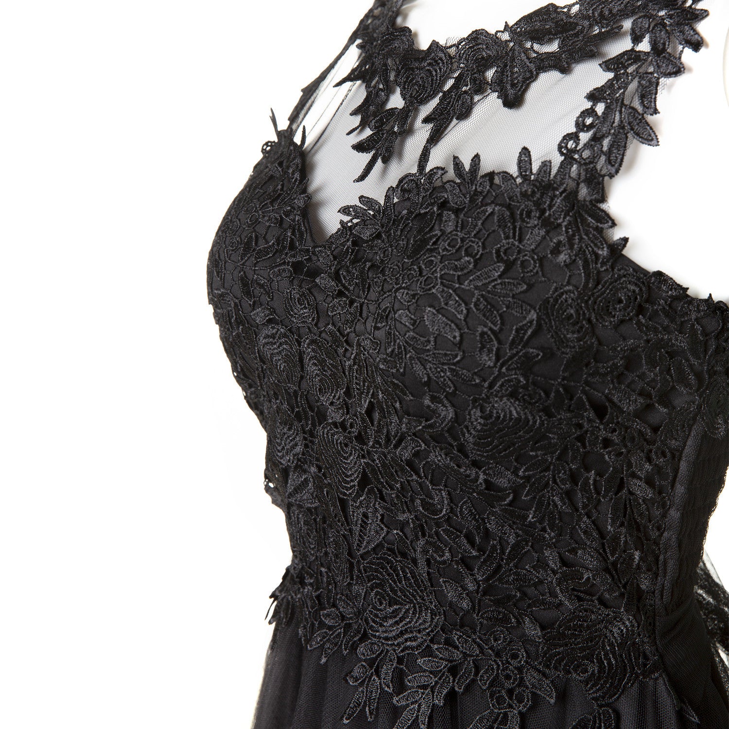 Dress with Guipure