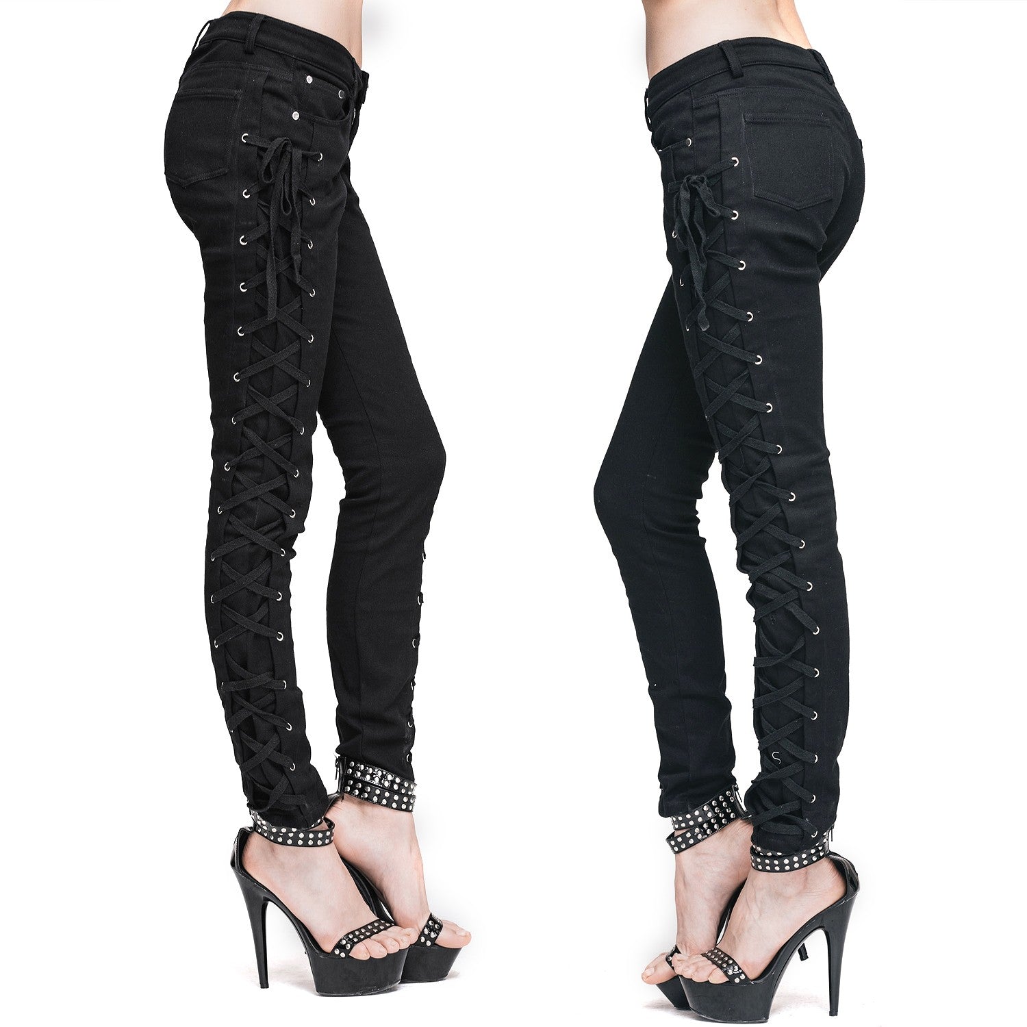 pantalones con cruzados