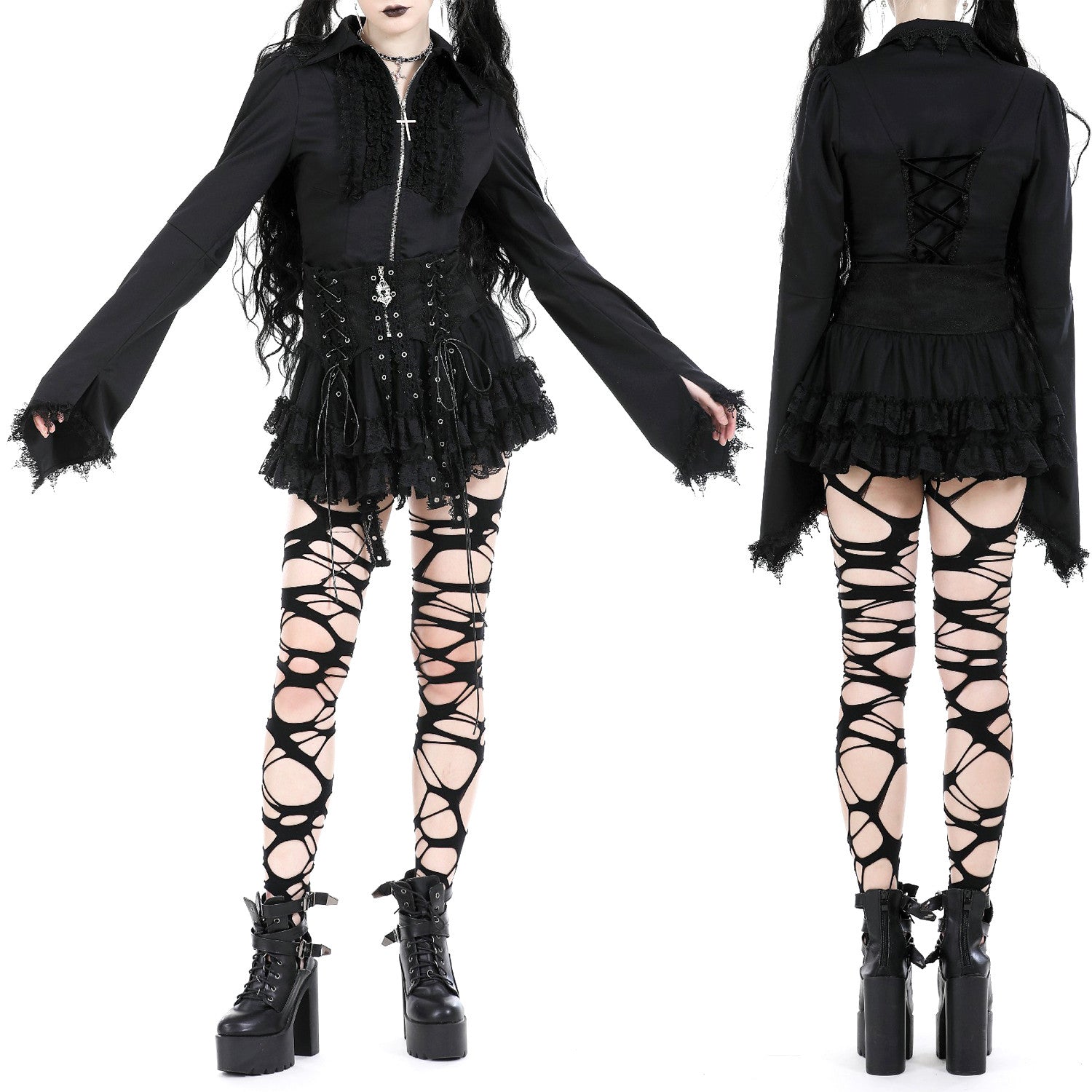 Lace Miniskirt