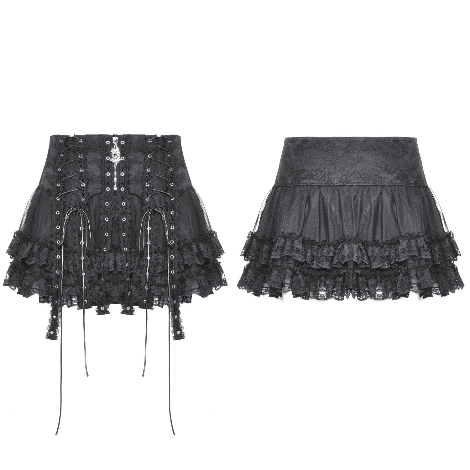Lace Miniskirt