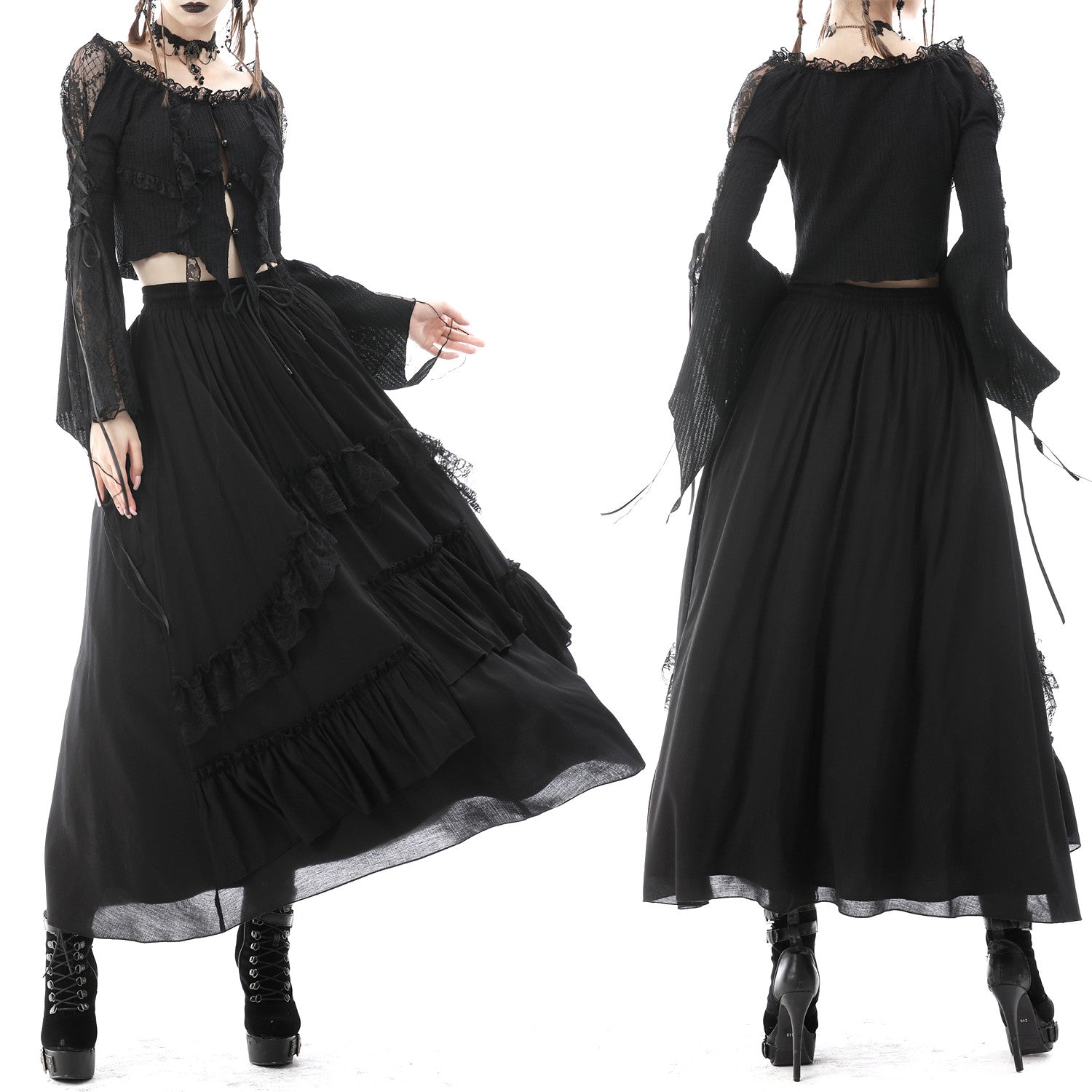 Ruffled Skirt