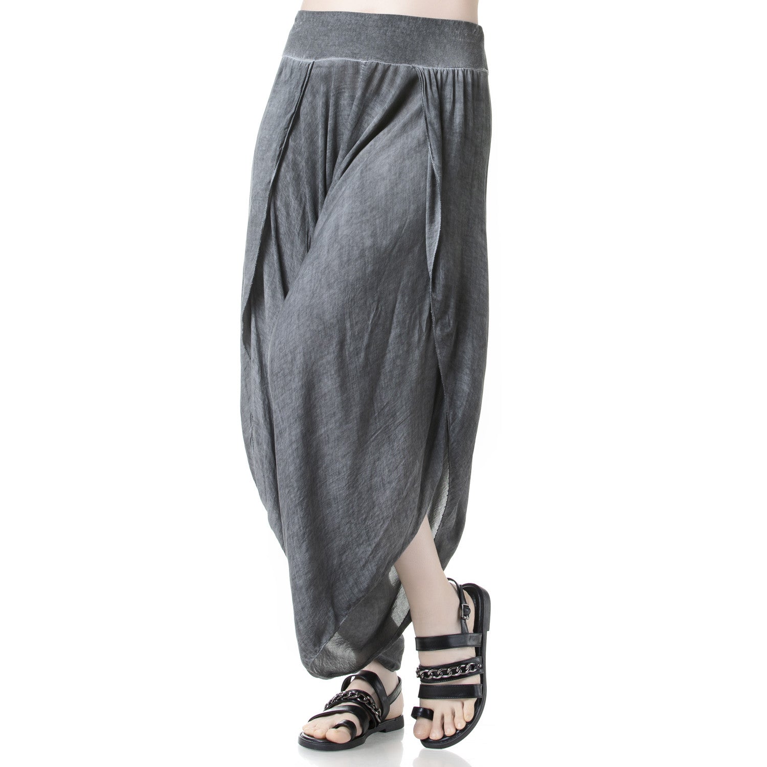 Pantalón Abierto Gris