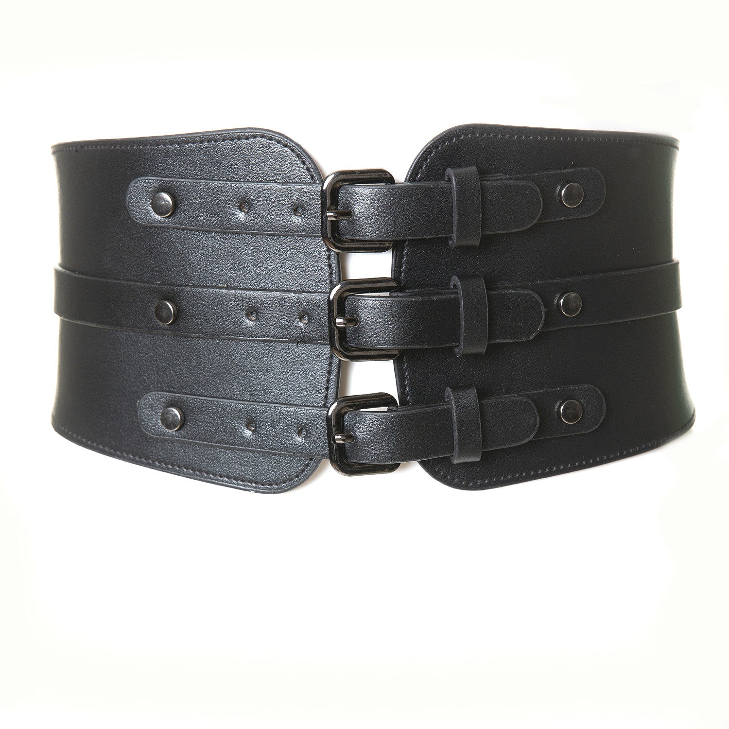 Belt with Three Buckles