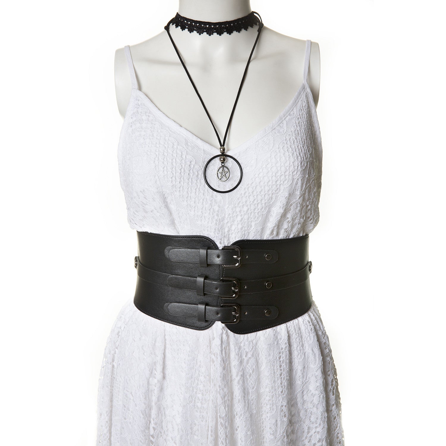 Belt with Three Buckles