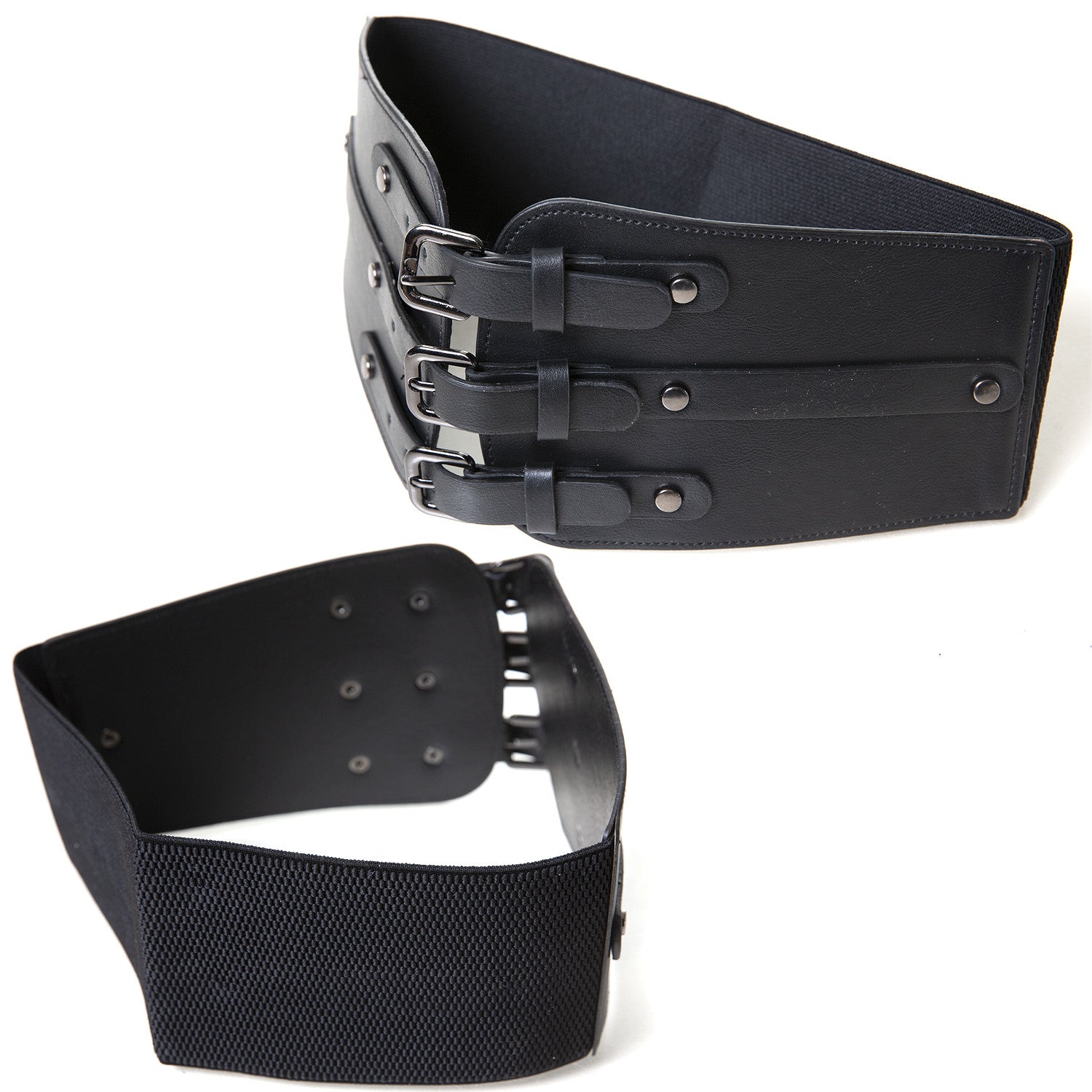 Belt with Three Buckles