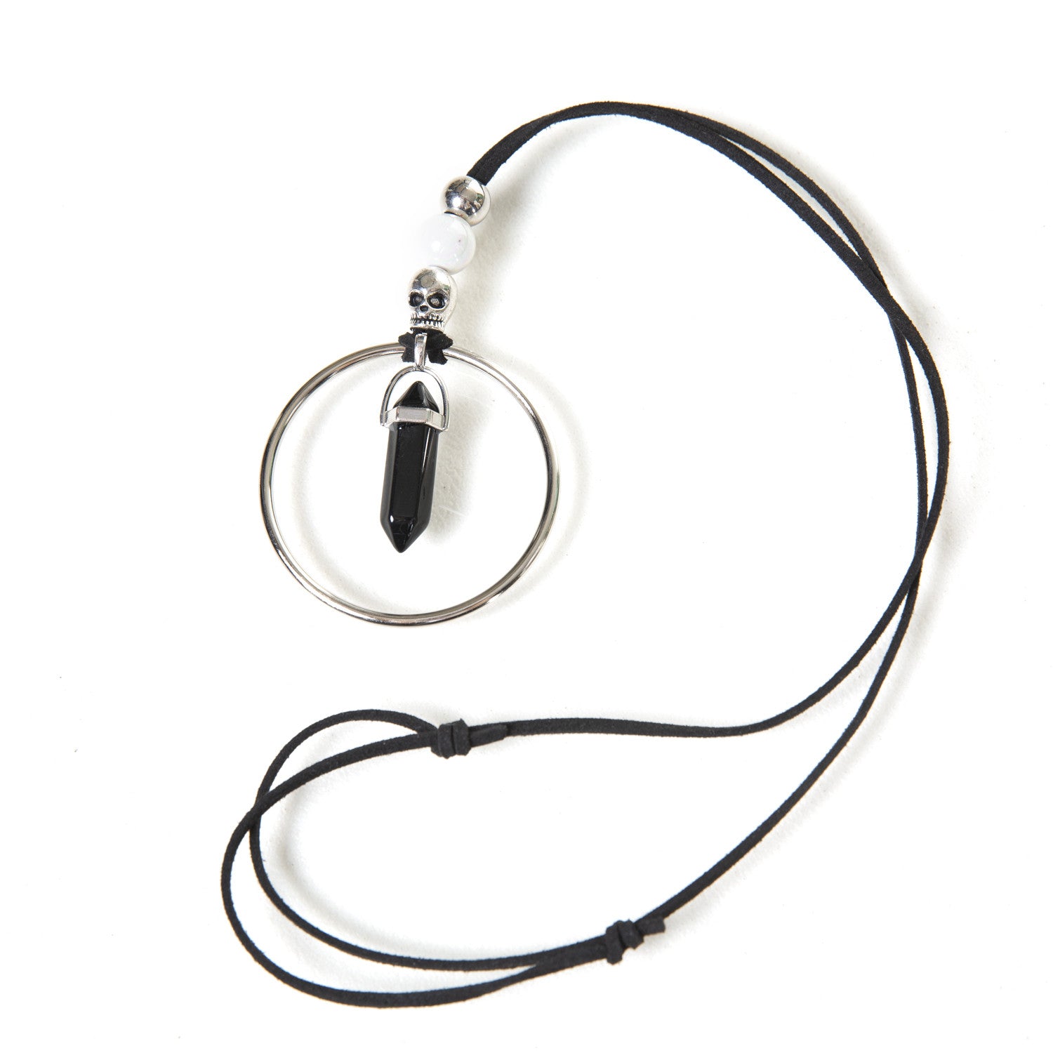 Skull and Stone Necklace
