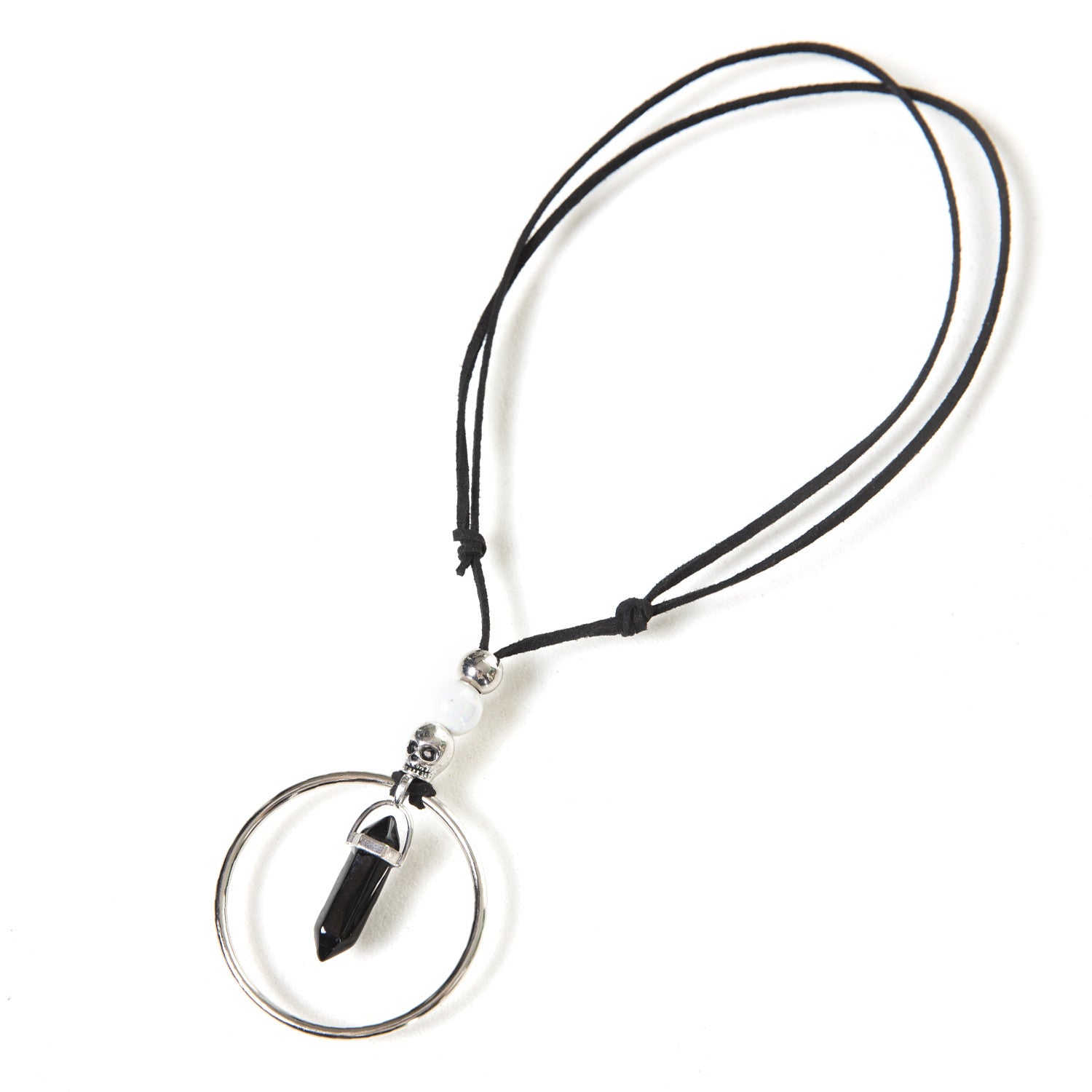 Skull and Stone Necklace