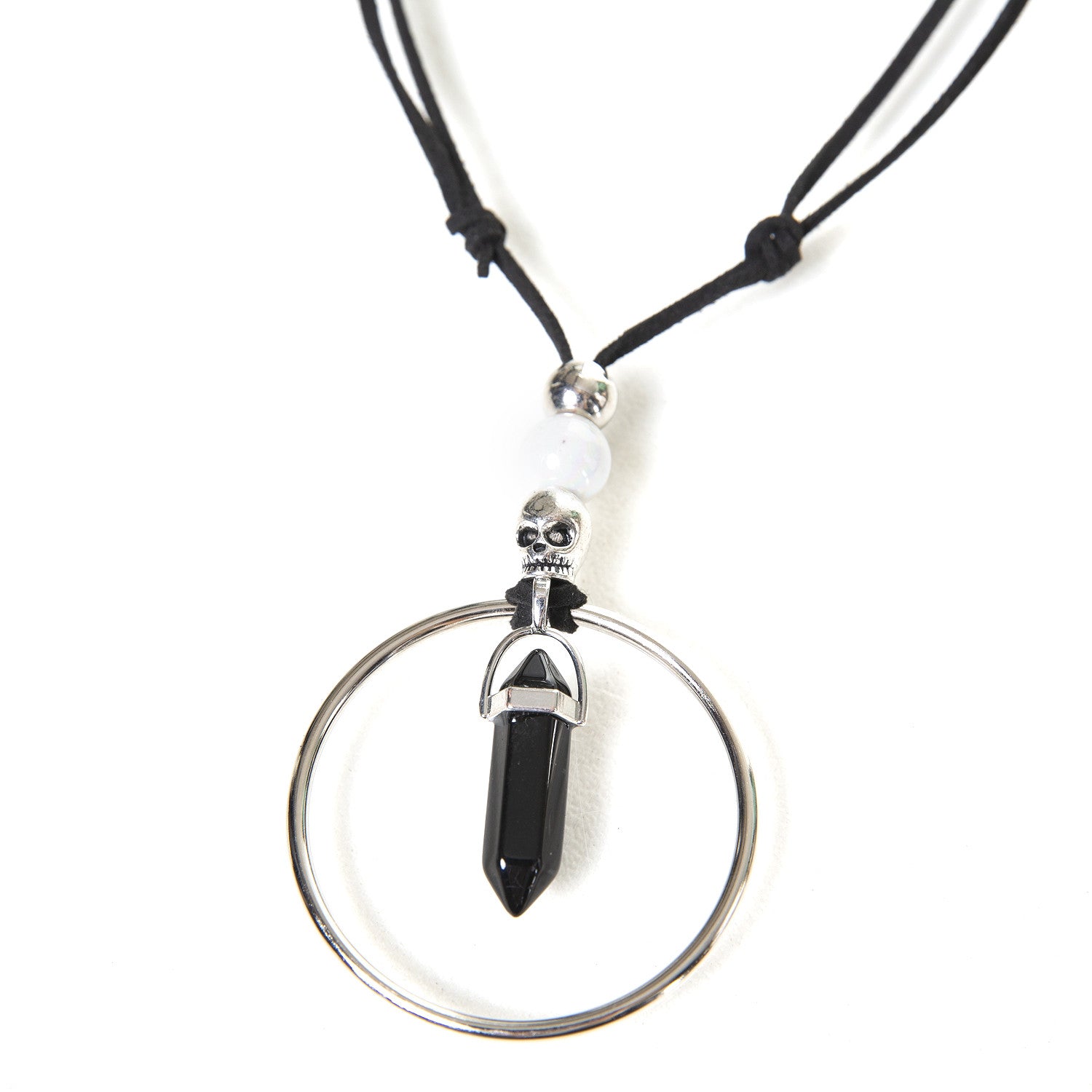 Skull and Stone Necklace