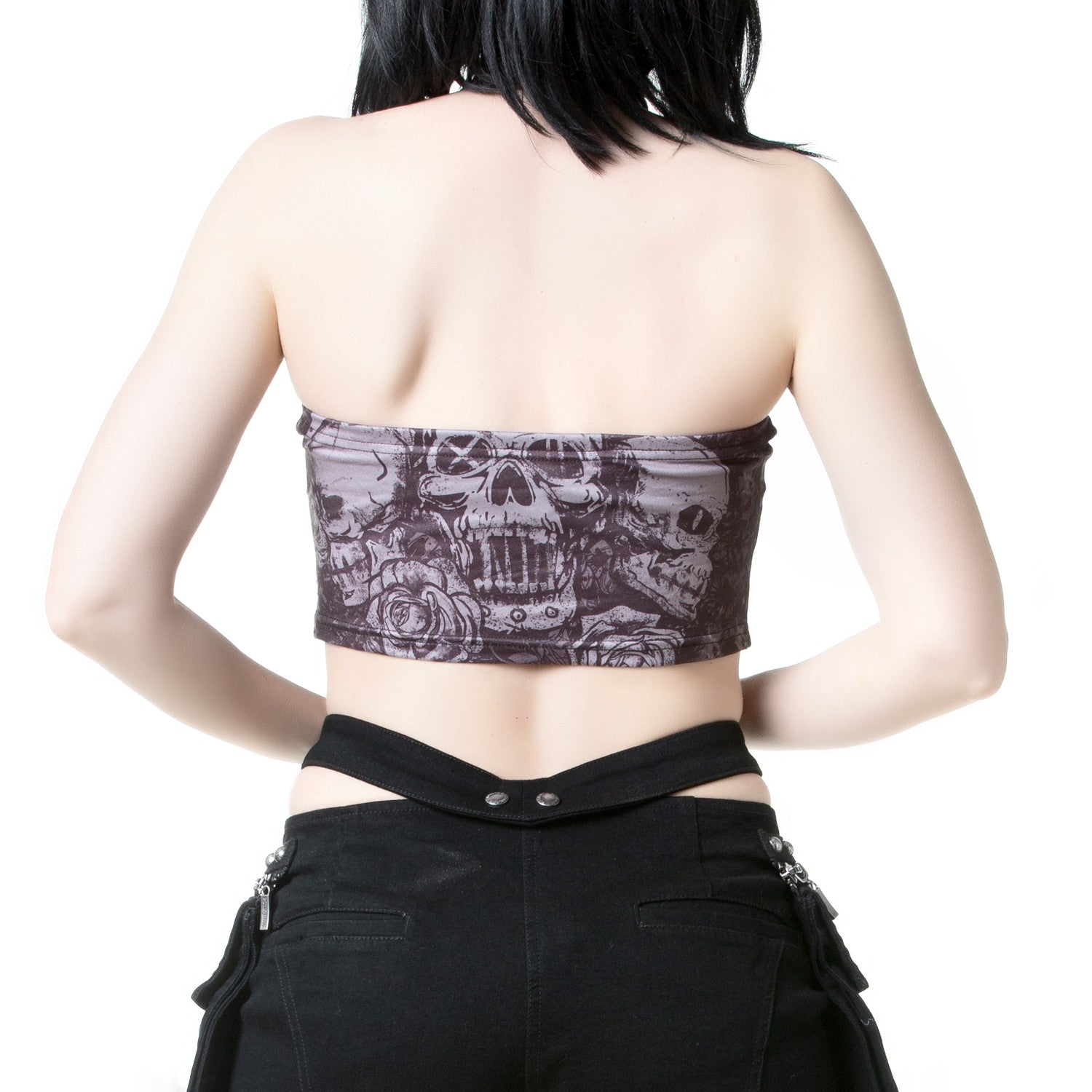 Crop Top con Calaveras