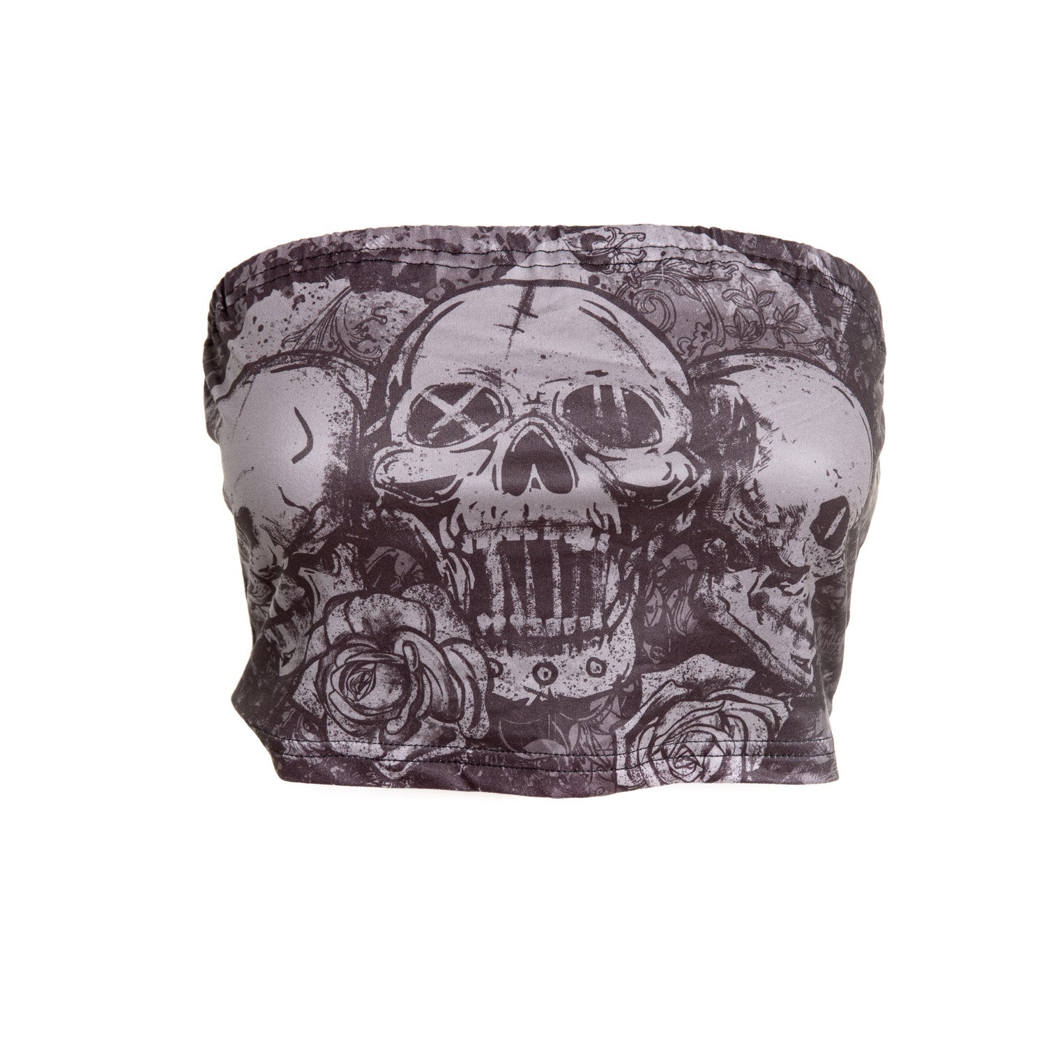 Crop Top con Calaveras