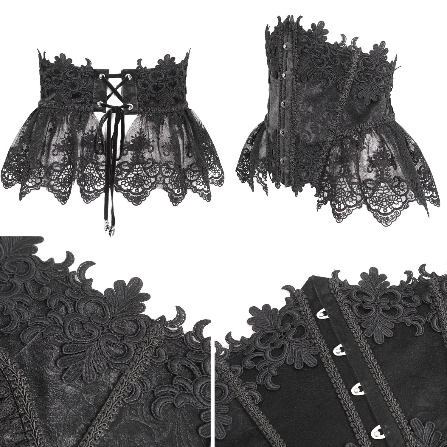 Underbust Corset with Lace