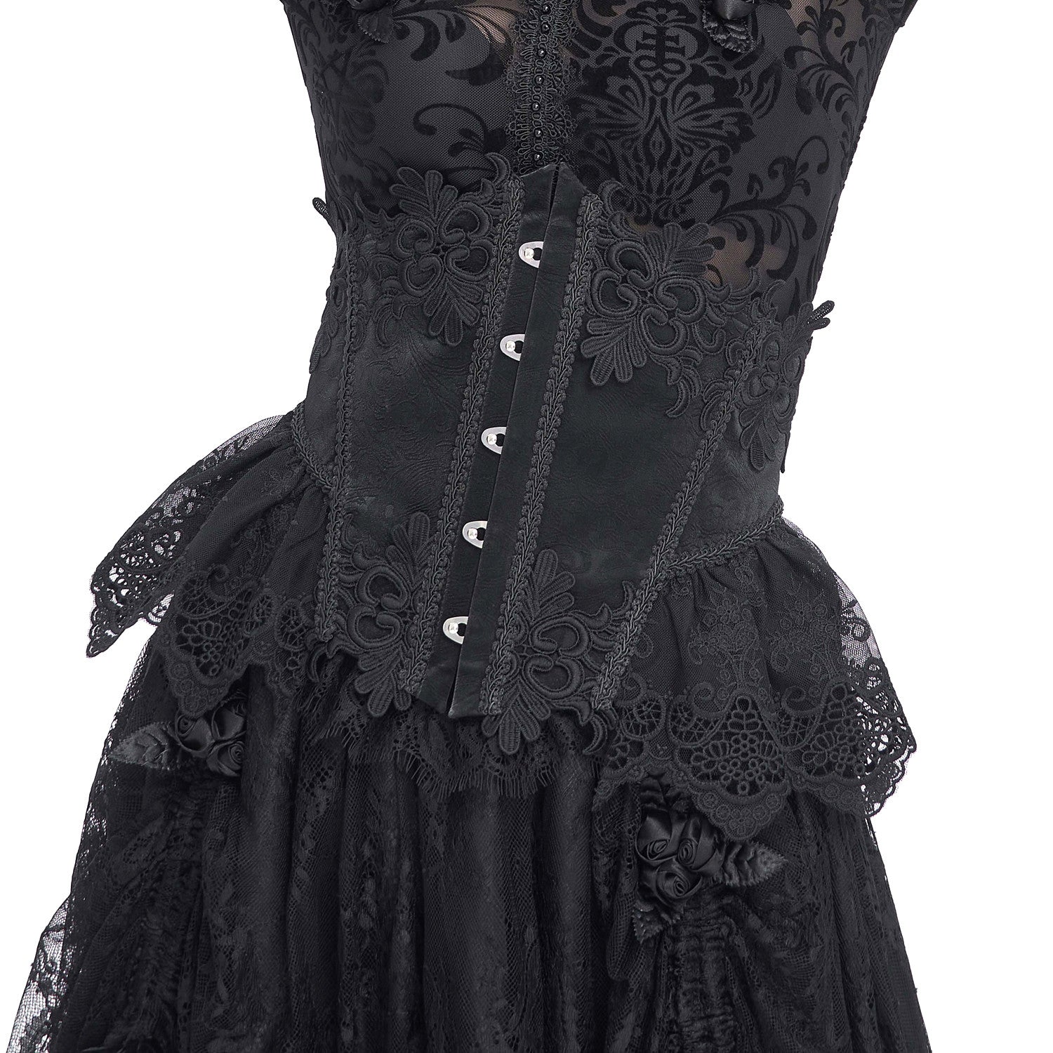 Underbust Corset with Lace