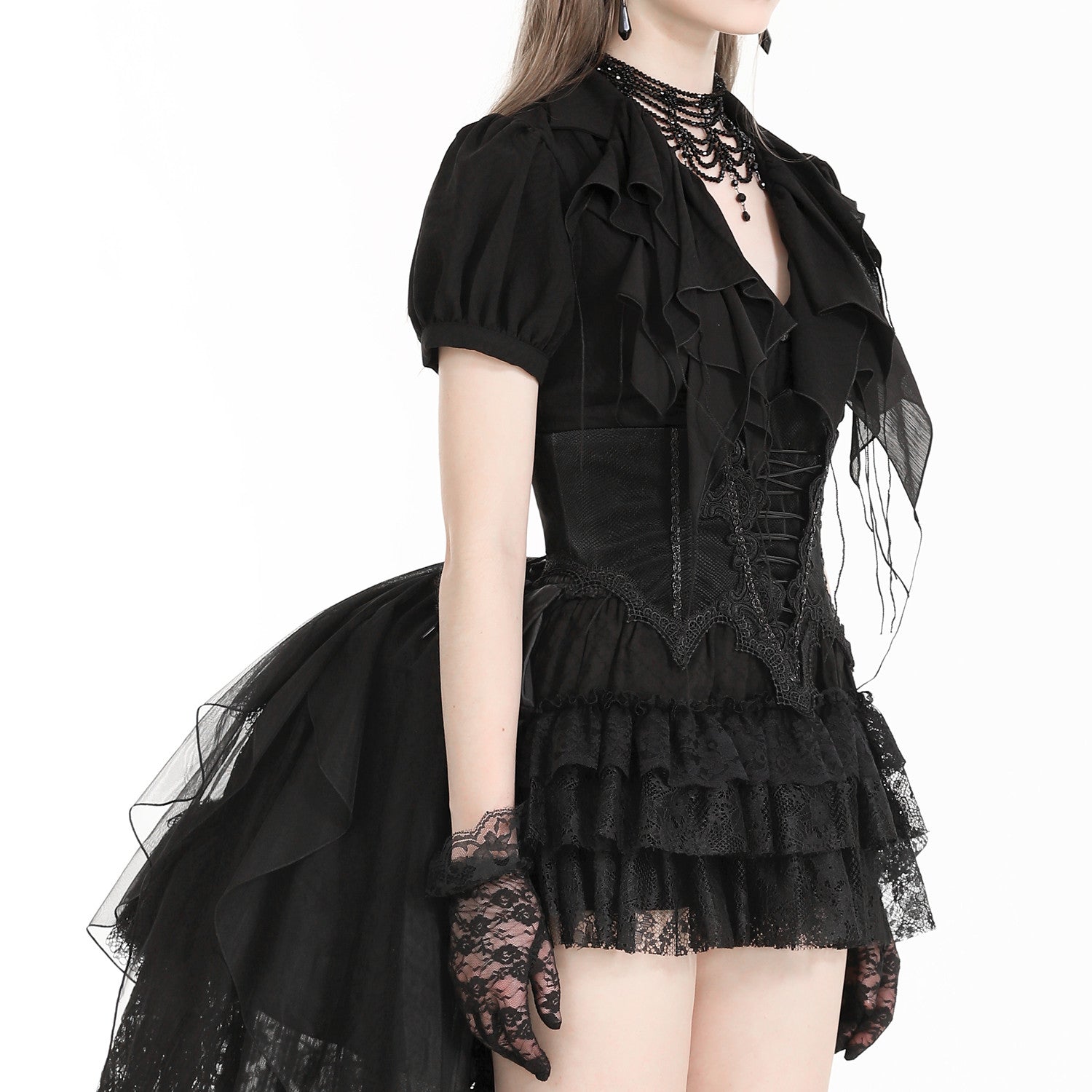 Corset Belt with Guipure